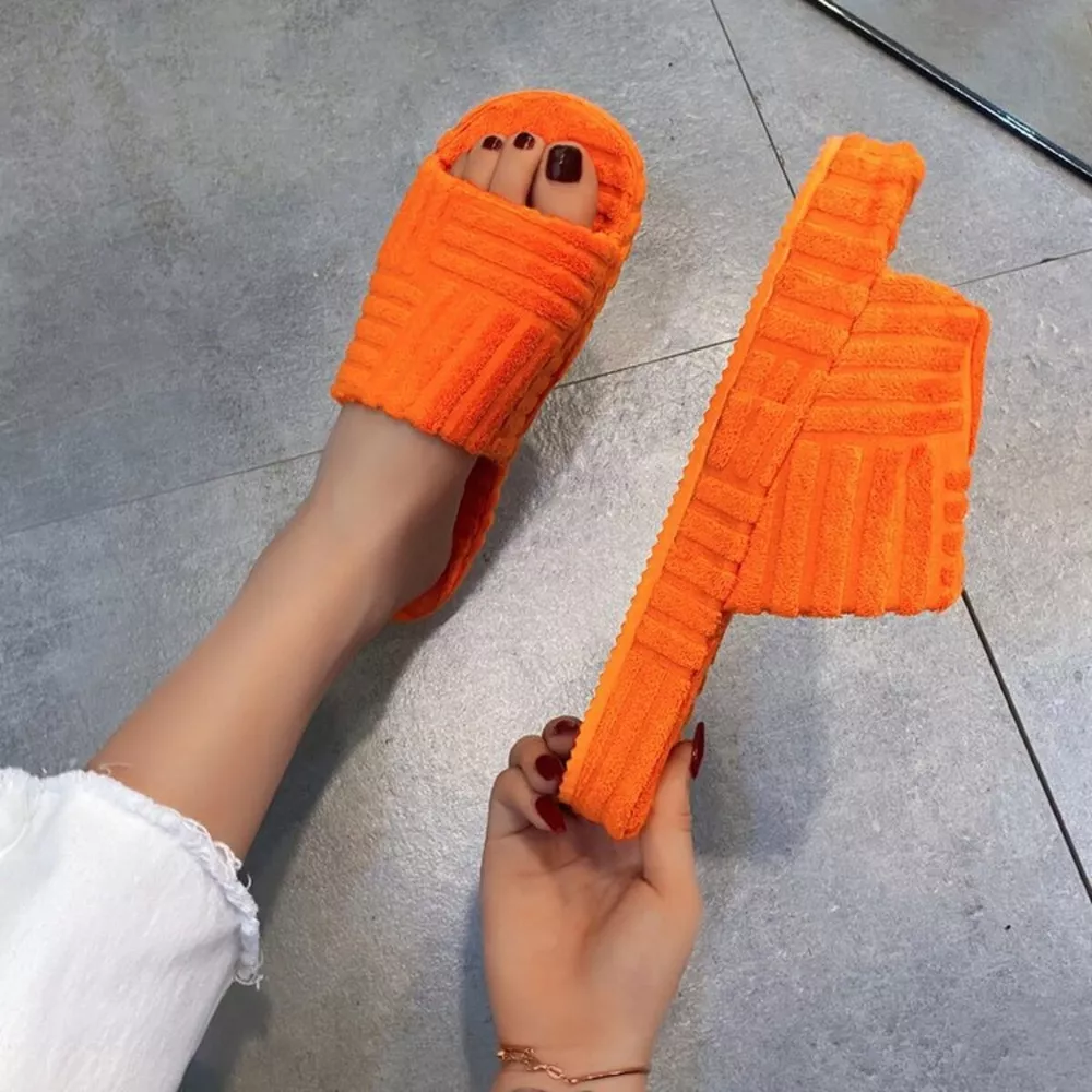Open Toe Platform Slippers, image 15