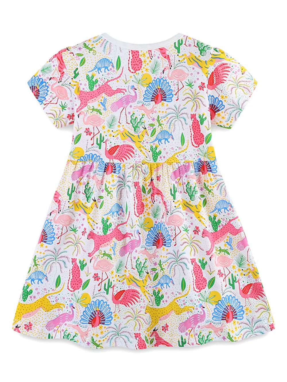 Children's Printed Short Sleeve Dress, image 4