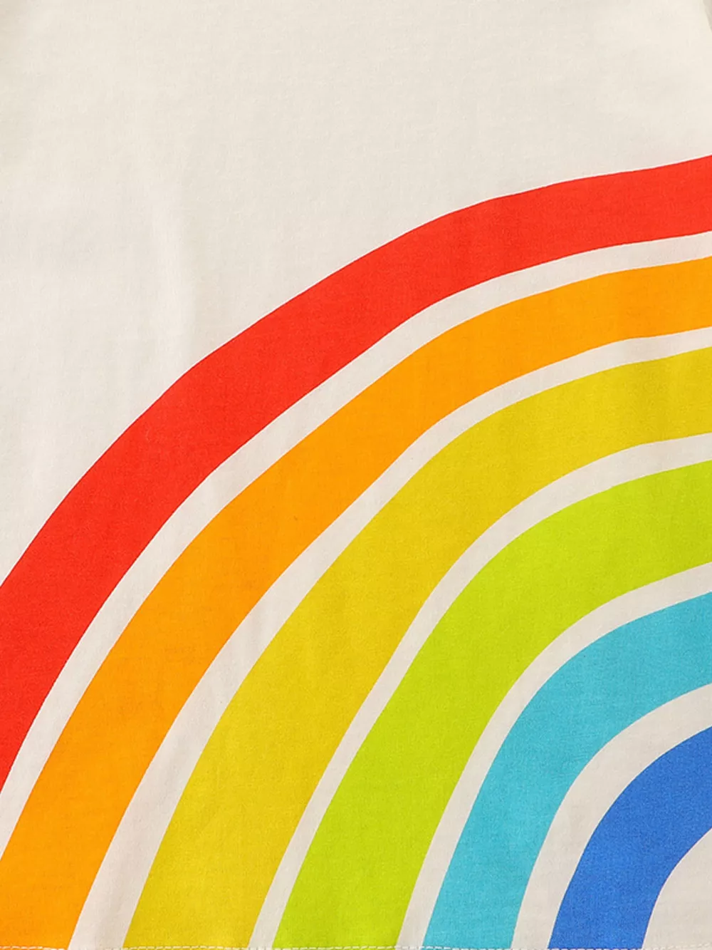 Children's Rainbow Graphic Crew Neck T-Shirt, image 3