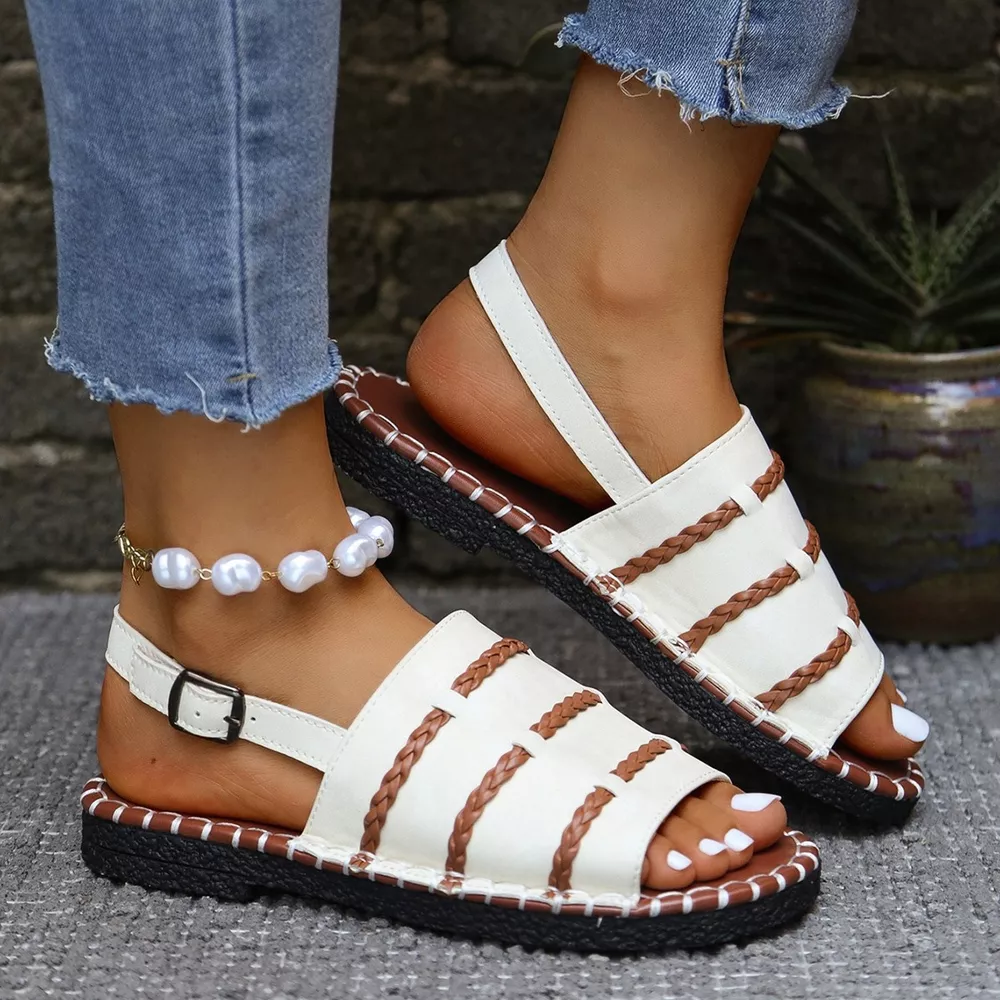 Open Toe Buckle Sandals, image 5