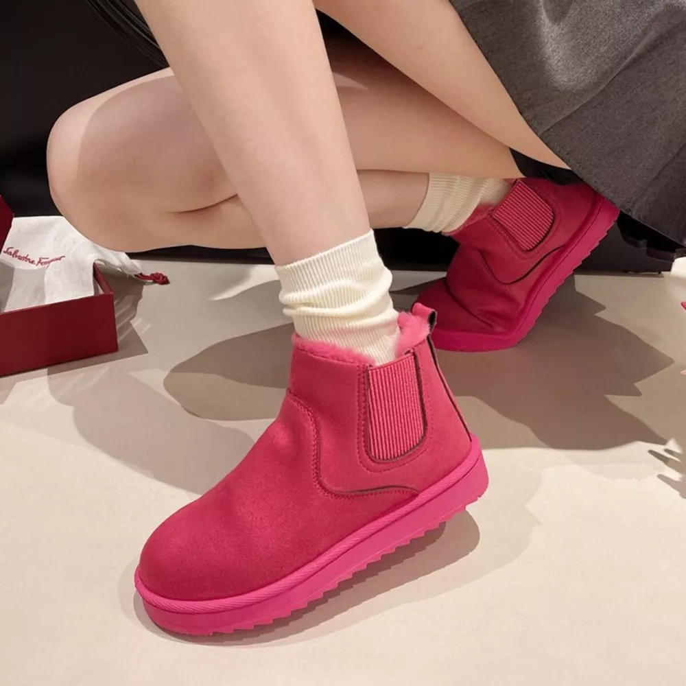 Round Toe Platform Boots, image 13