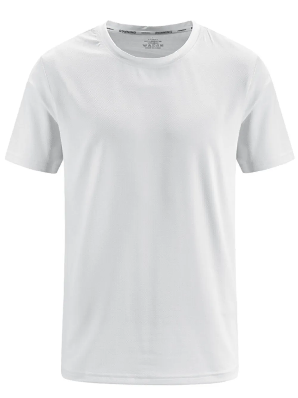 Men's Plus Size Round Neck Short Sleeve T-Shirt, image 4