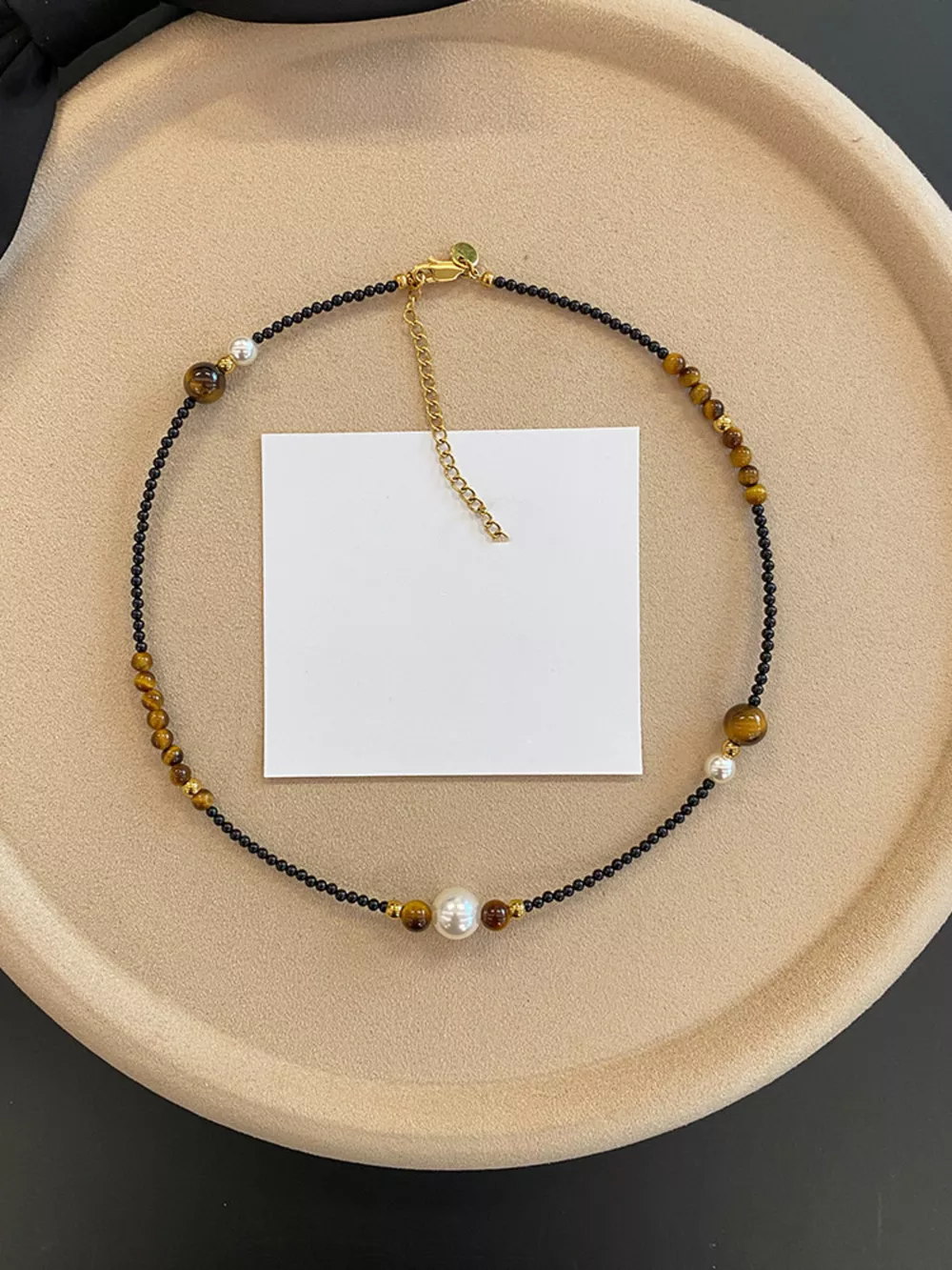Tiger Eye Adjustable Necklace, image 4