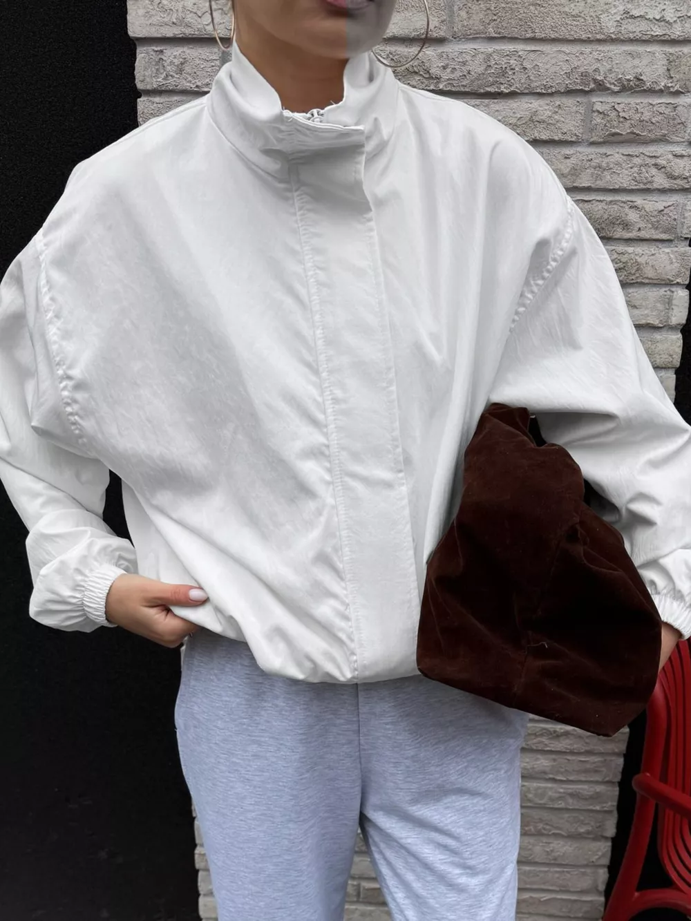 Zip Up Dropped Shoulder Jacket, image 12