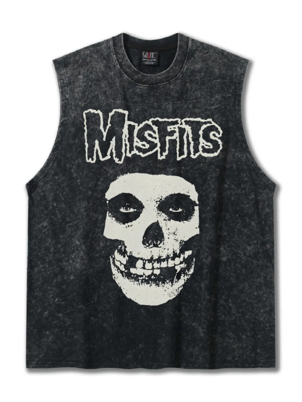 Men's Skull Graphic Sleeveless Tank Top, image 4
