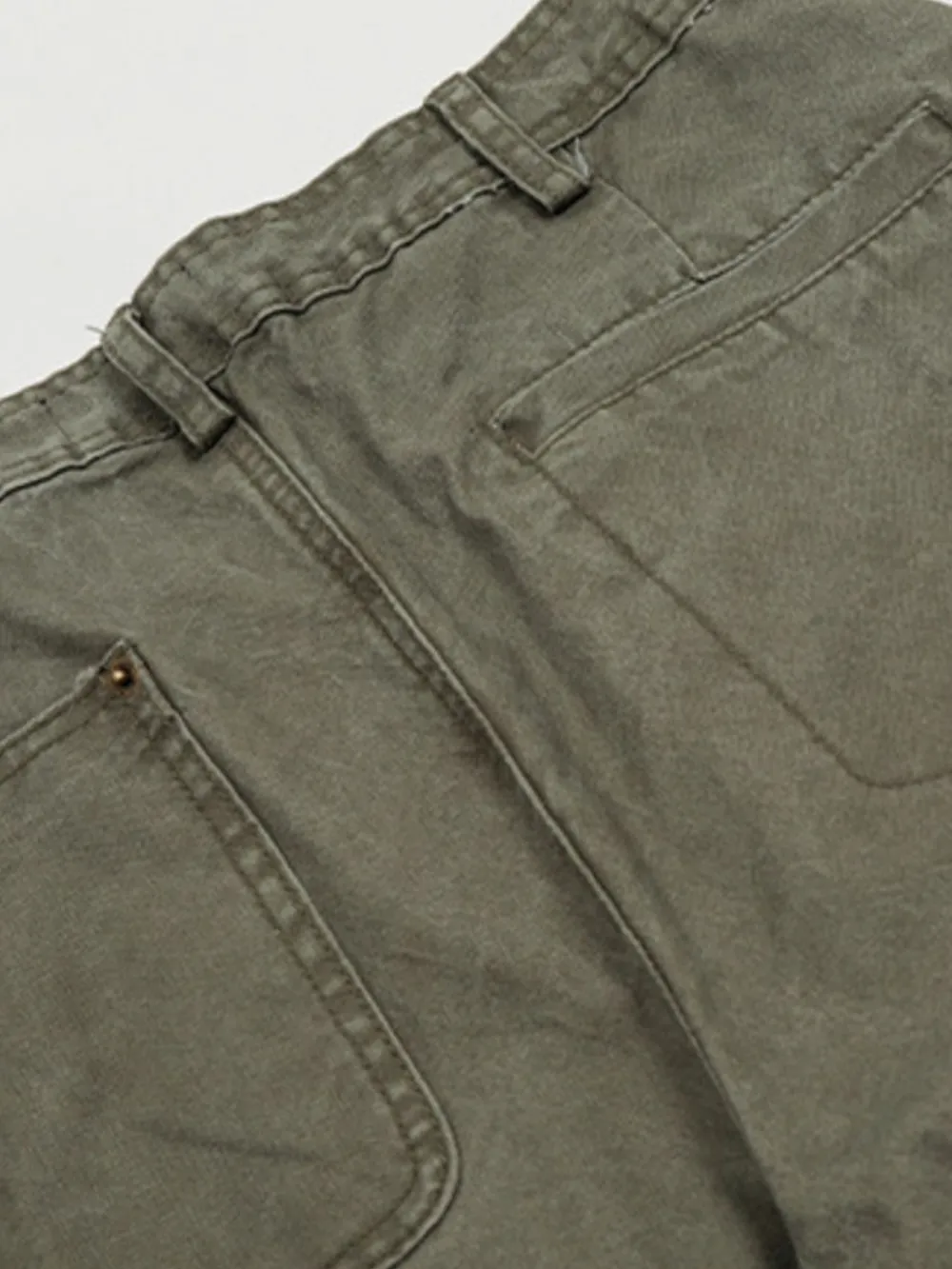 Men's Wide Leg Washed Jeans, image 7