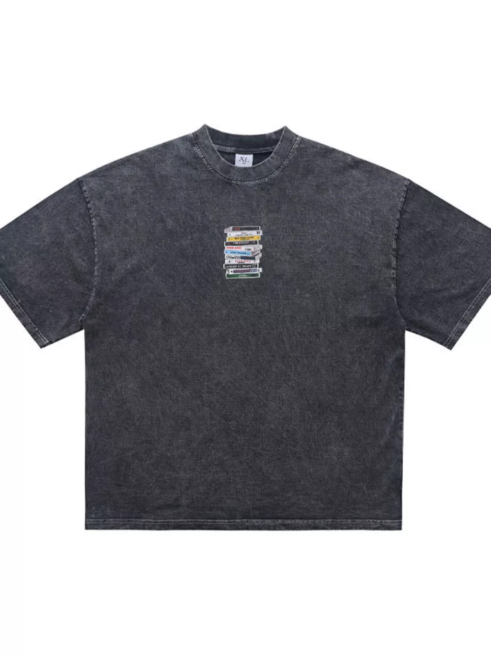 Men's Vintage Washed Cassette Tape Graphic T-Shirt, image 4