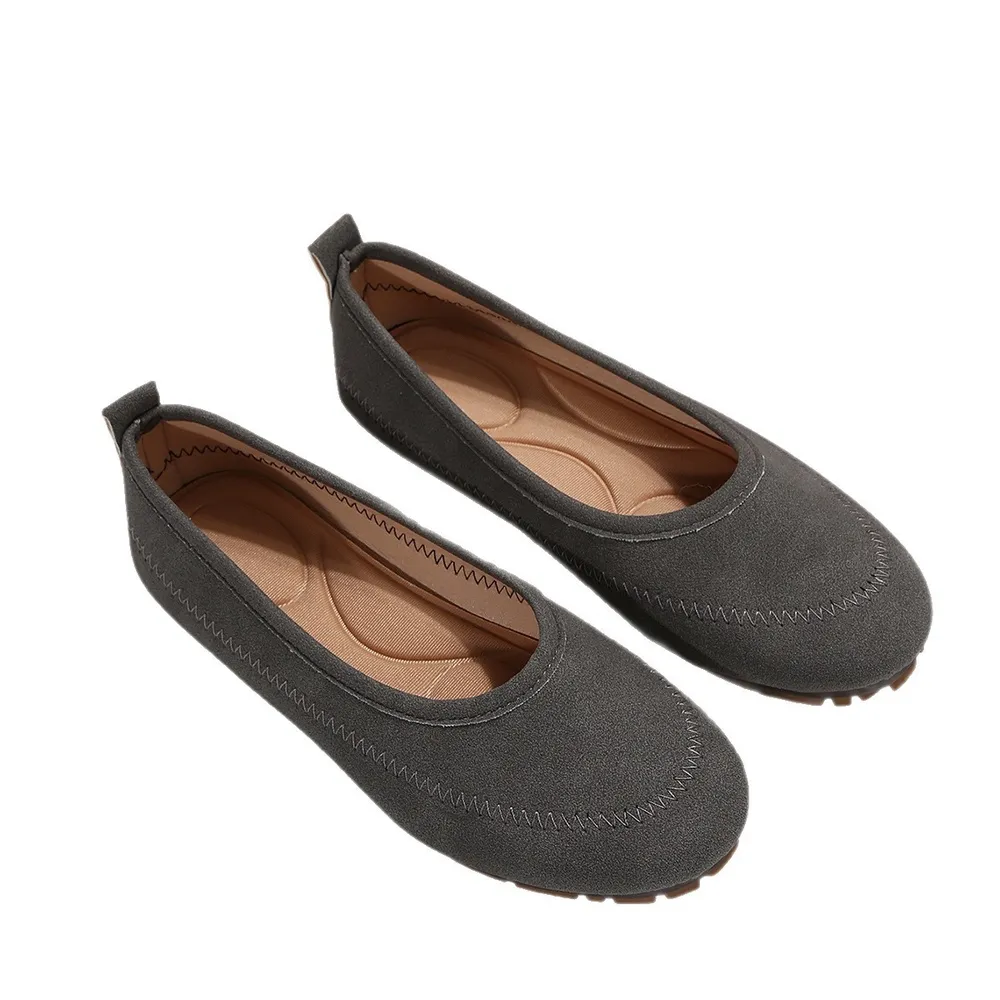 Round Toe Flat Slip-Ons, image 4
