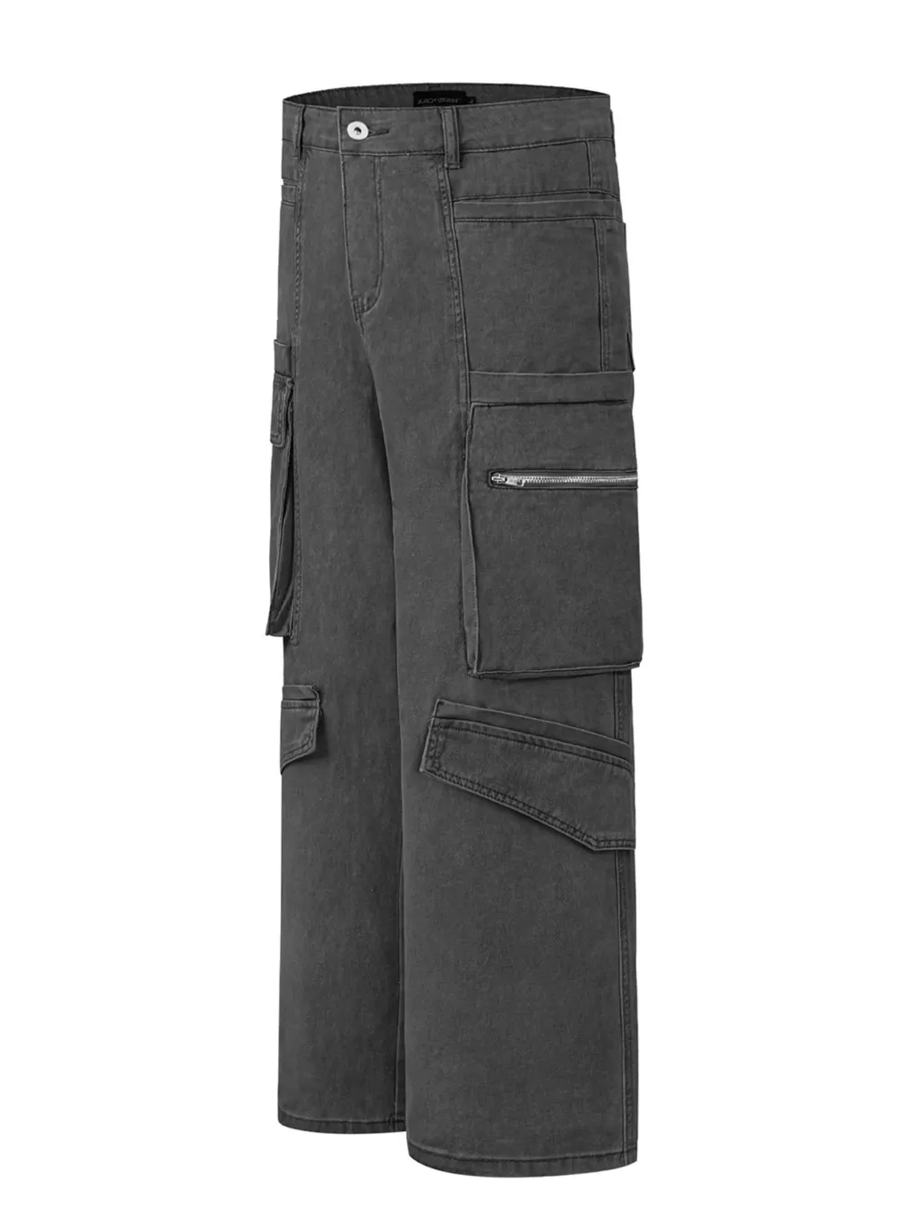 Men's Washed Multi-Pocket Cargo Pants, image 6