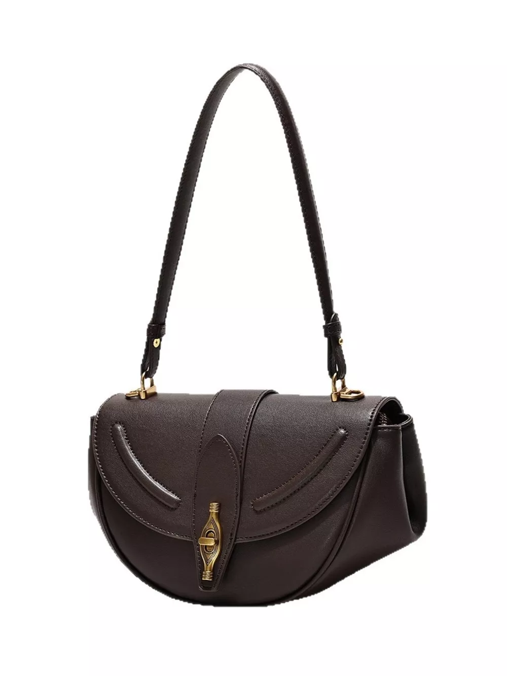 Vintage Saddle Shoulder Bag, image 8