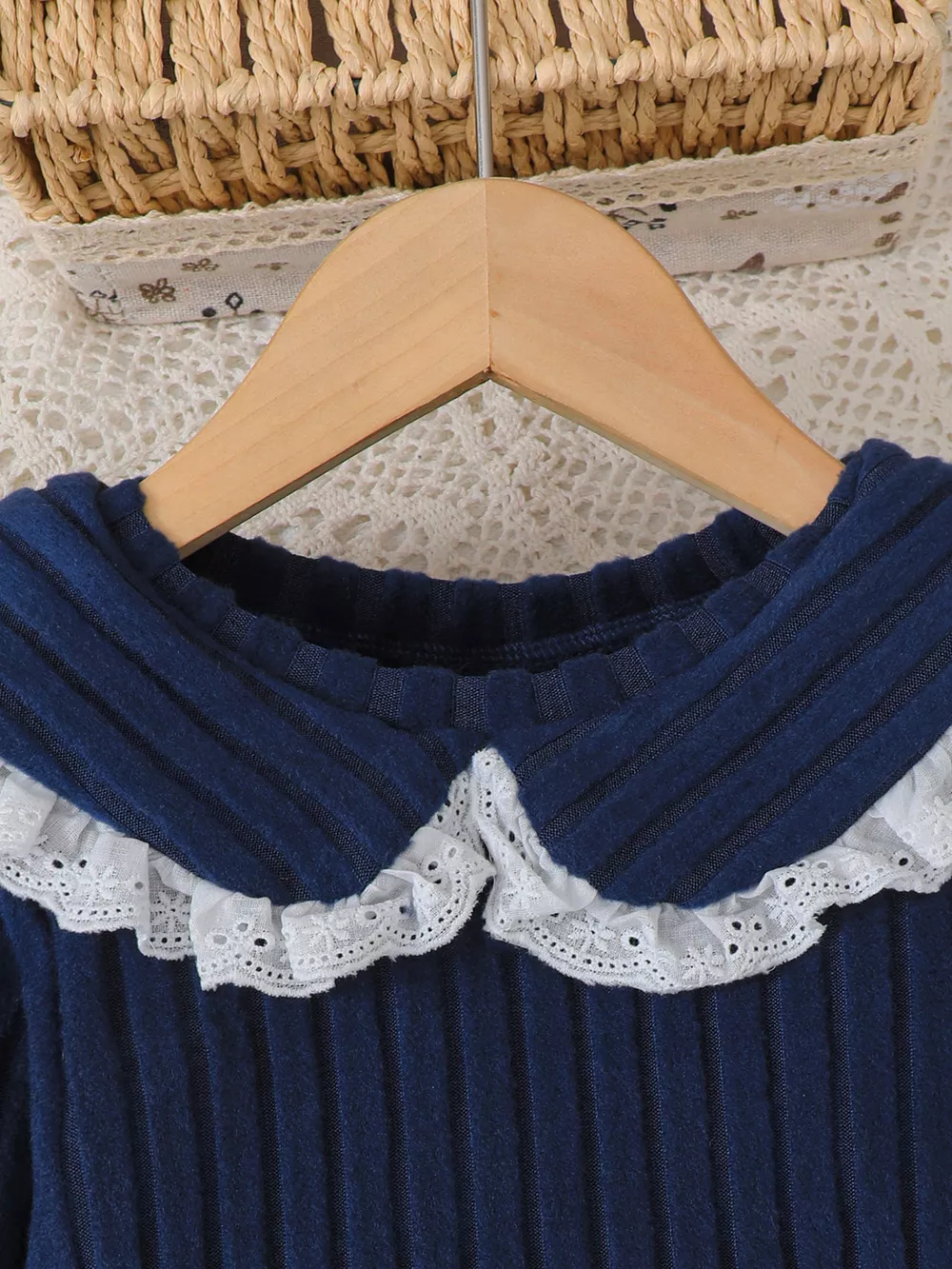 Children's Ribbed Knit Top & Pants Set, image 2