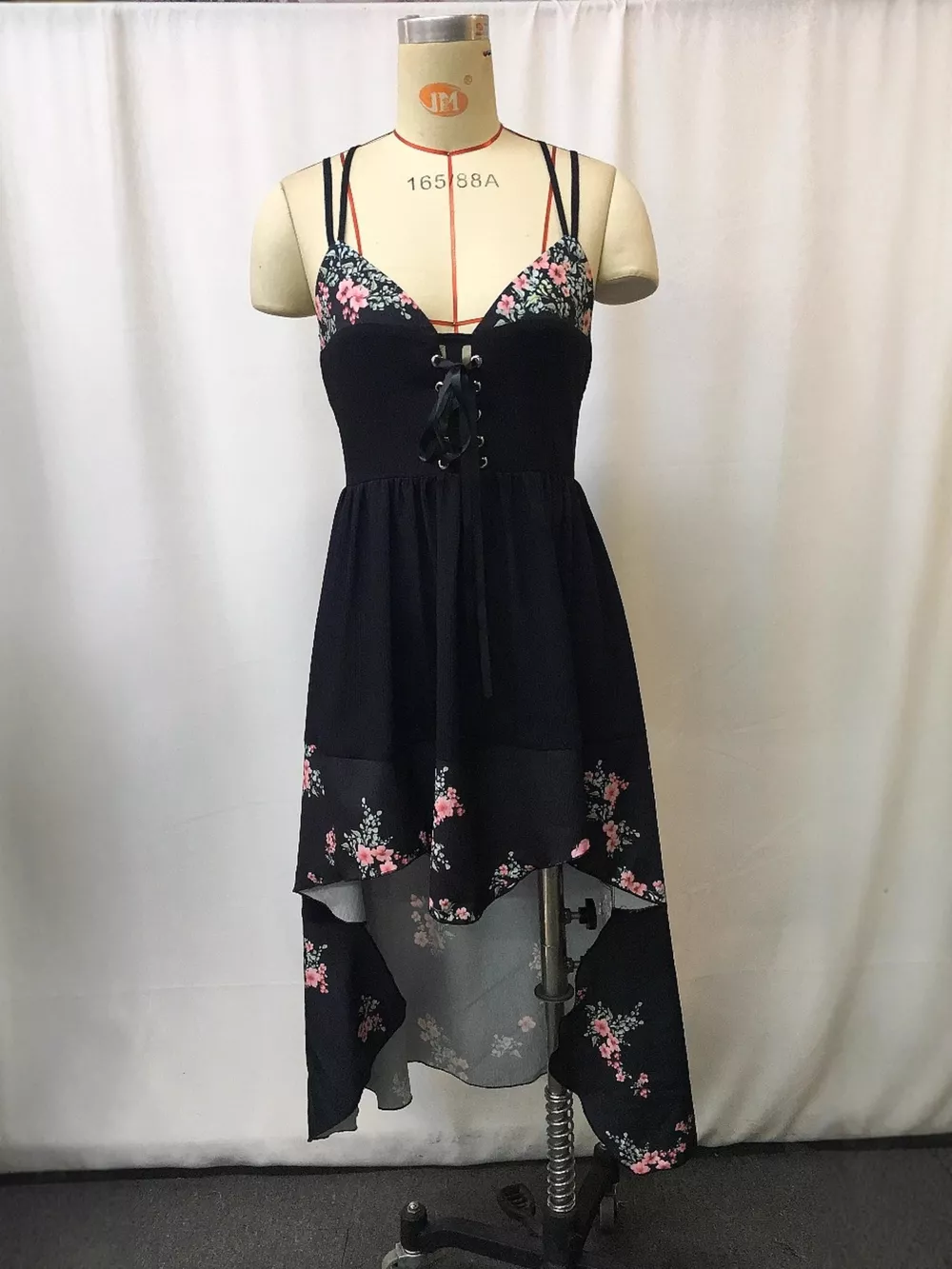 Floral Print High-Low Cami Dress, image 3