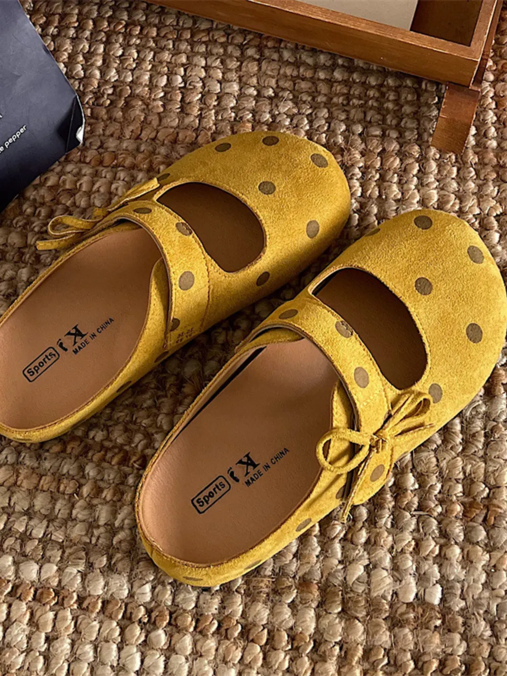Polka Dot Round Toe Slip-Ons, image 17