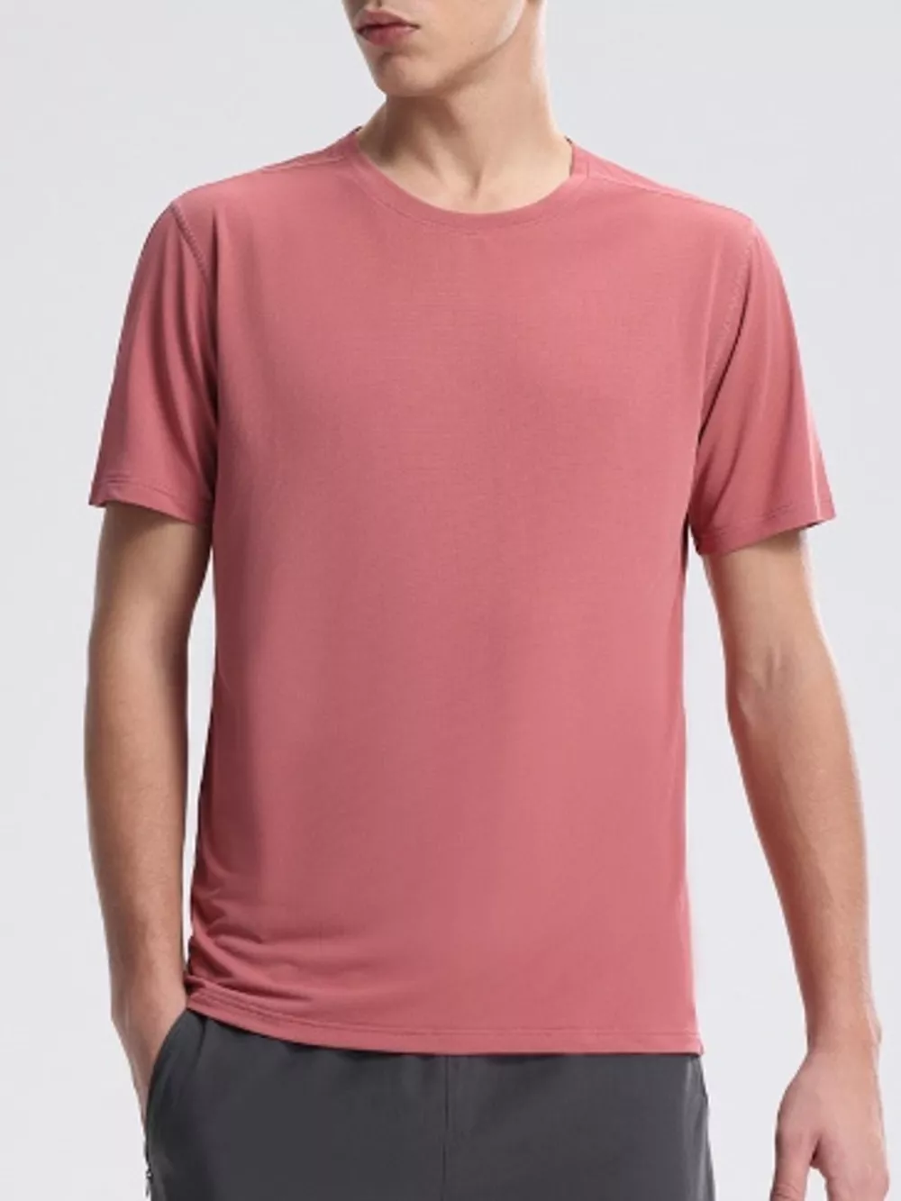 Men's Full Size Lightweight Breathable Short Sleeve T-Shirt Plus Size, image 7