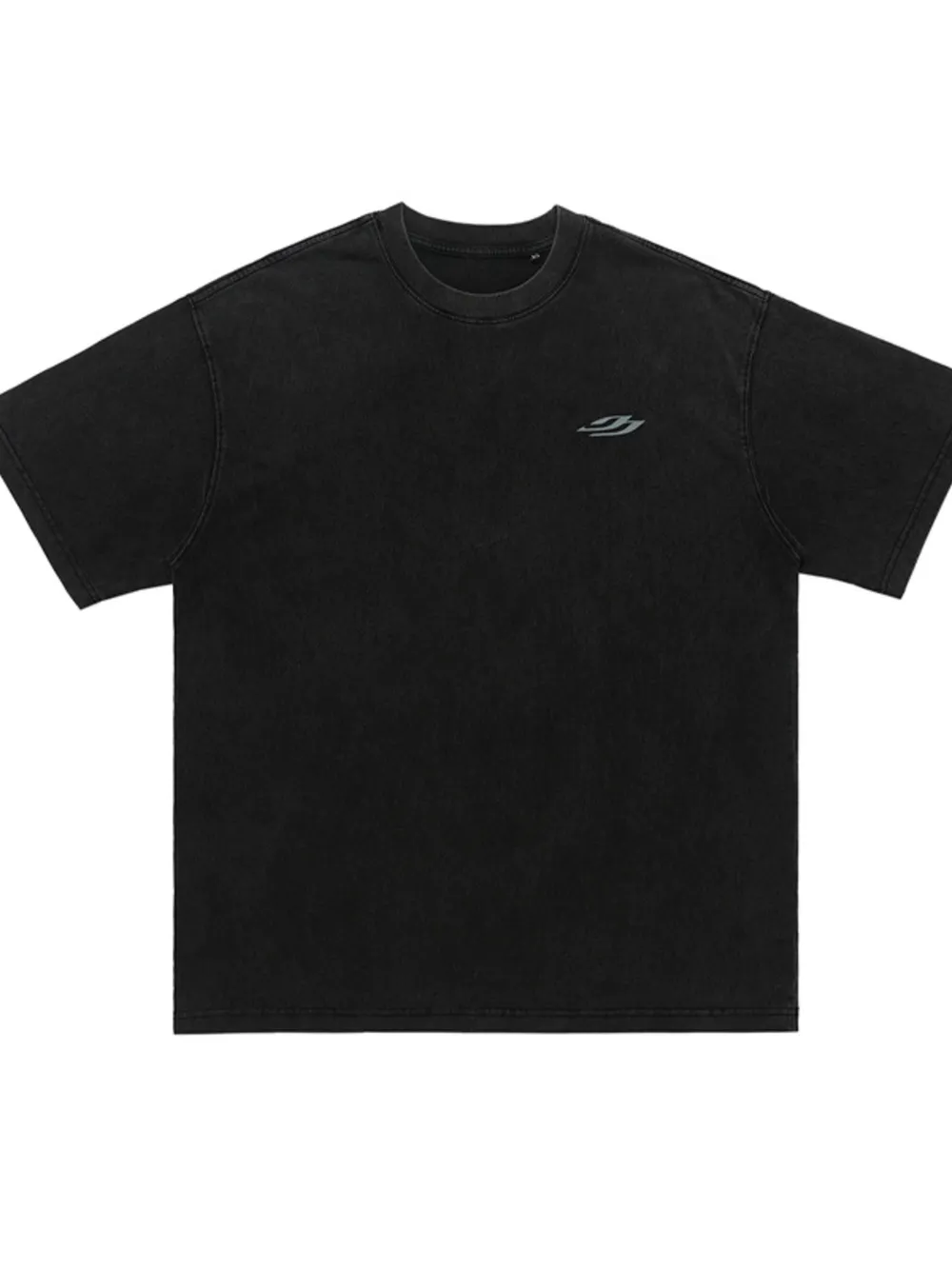 Men's Letter Back Round Neck Short Sleeve T-Shirt, image 5