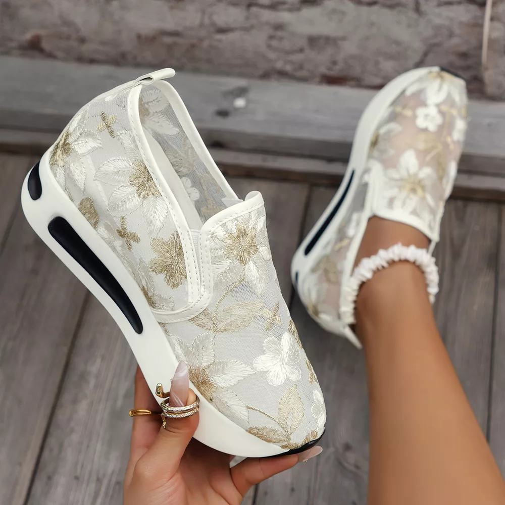 Round Toe Platform Slip-Ons, image 7