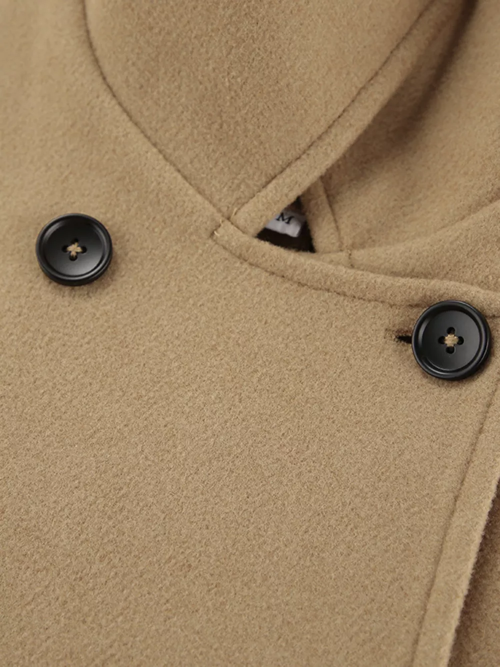 Oversized Lapel Collar Button-Down Coat, image 18