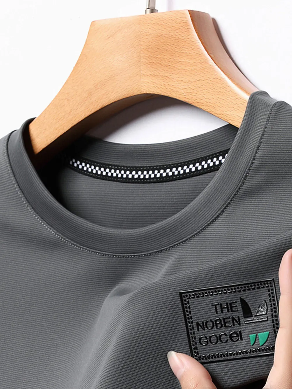 Men's Plus Size Crew Neck Short Sleeve T-Shirt, image 10