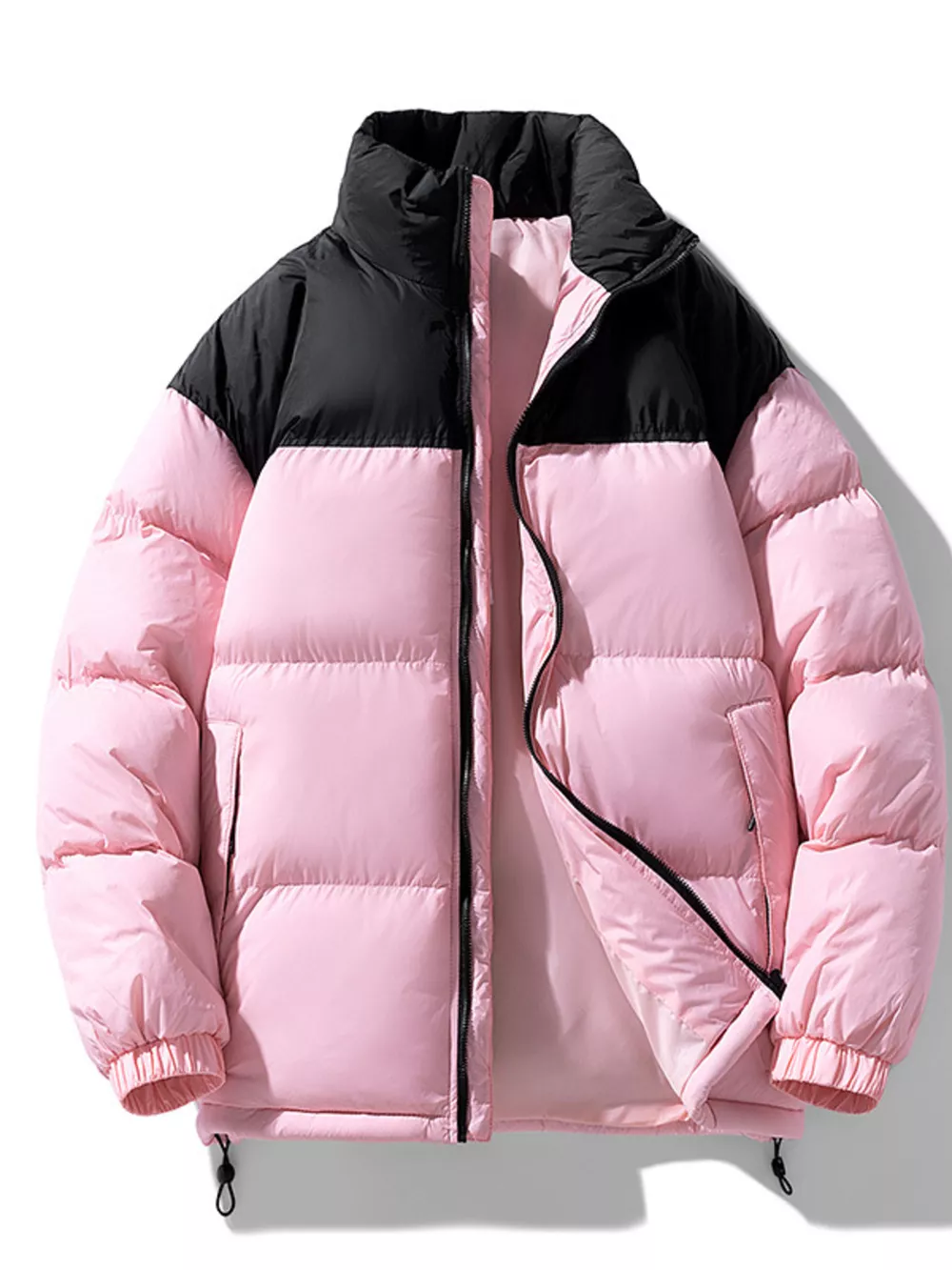 Men's Full Size Padded Zip Up Puffer Jacket Plus Size, image 6