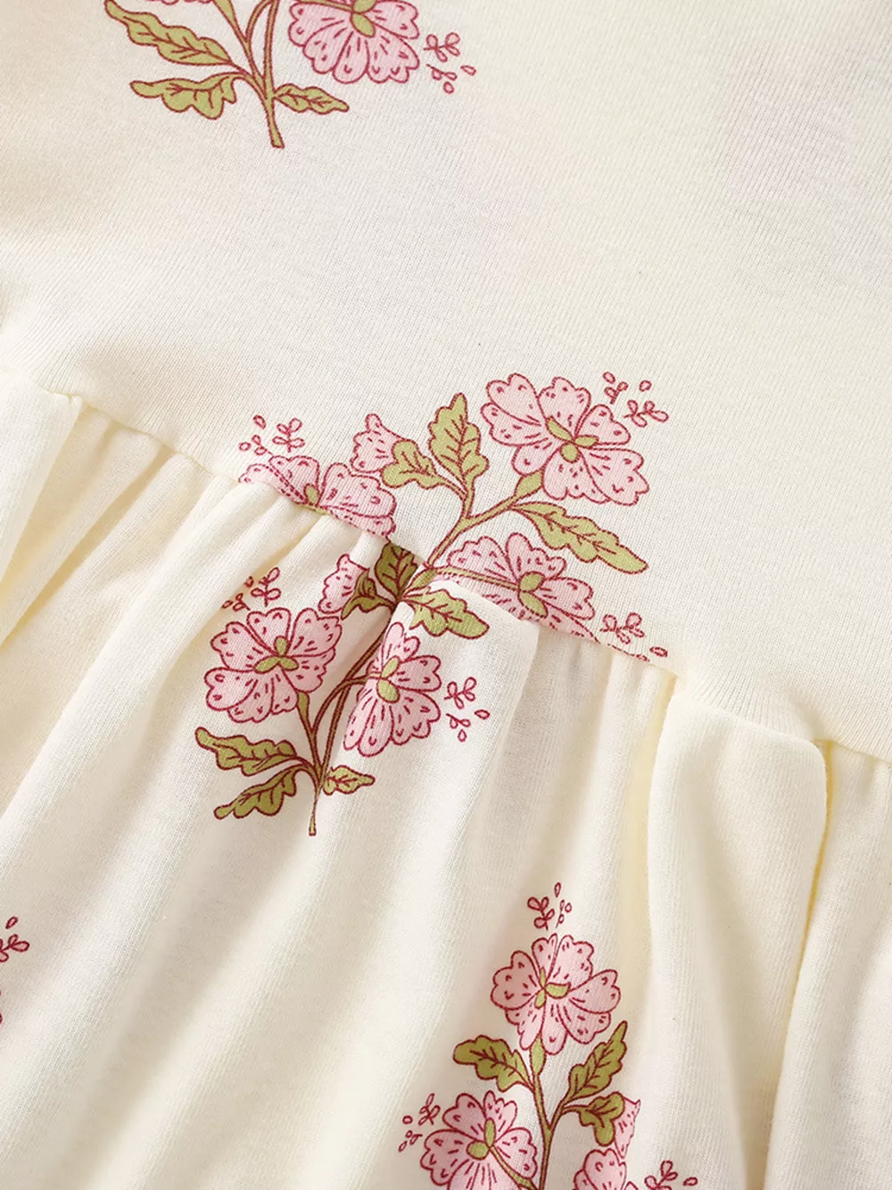 Children's Floral Print Cotton Dress, image 4
