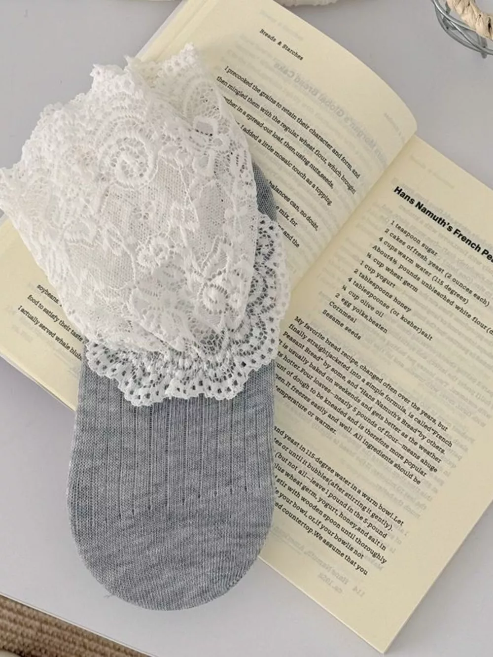 Lace Ankle Socks, image 2