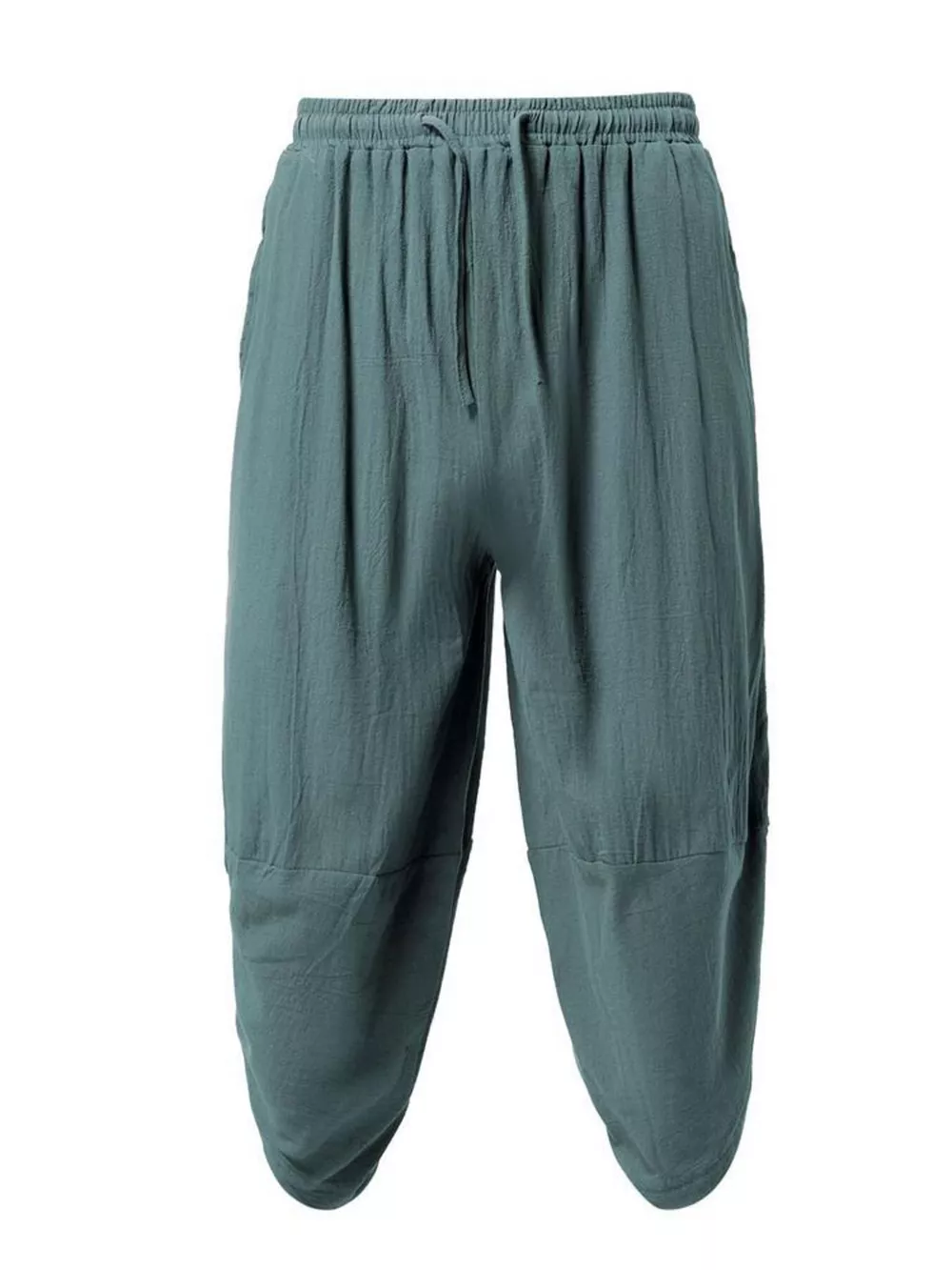Men's Plus Size Loose Fit Cropped Pants, image 2