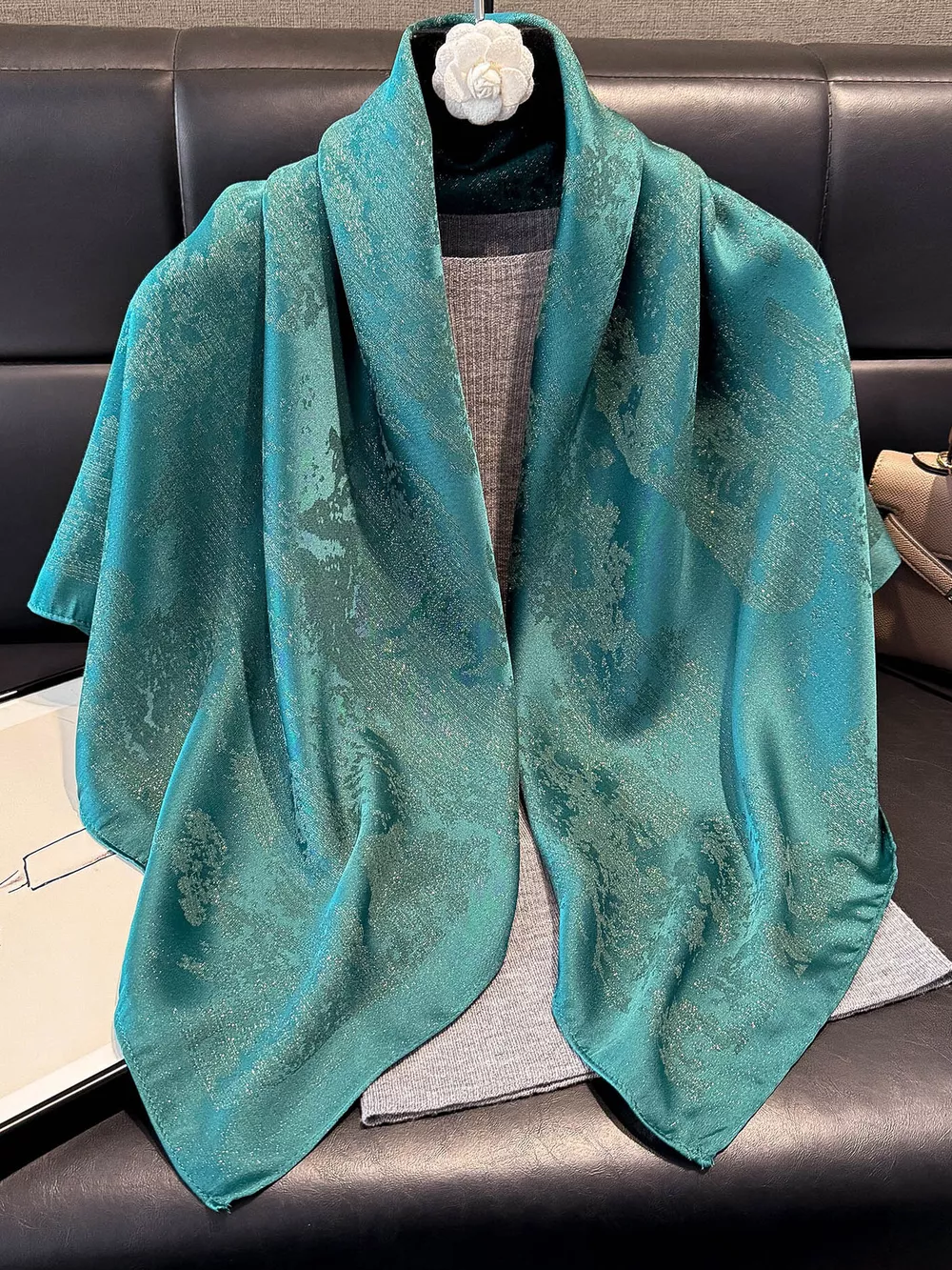 Lightweight Silk Scarf, image 8