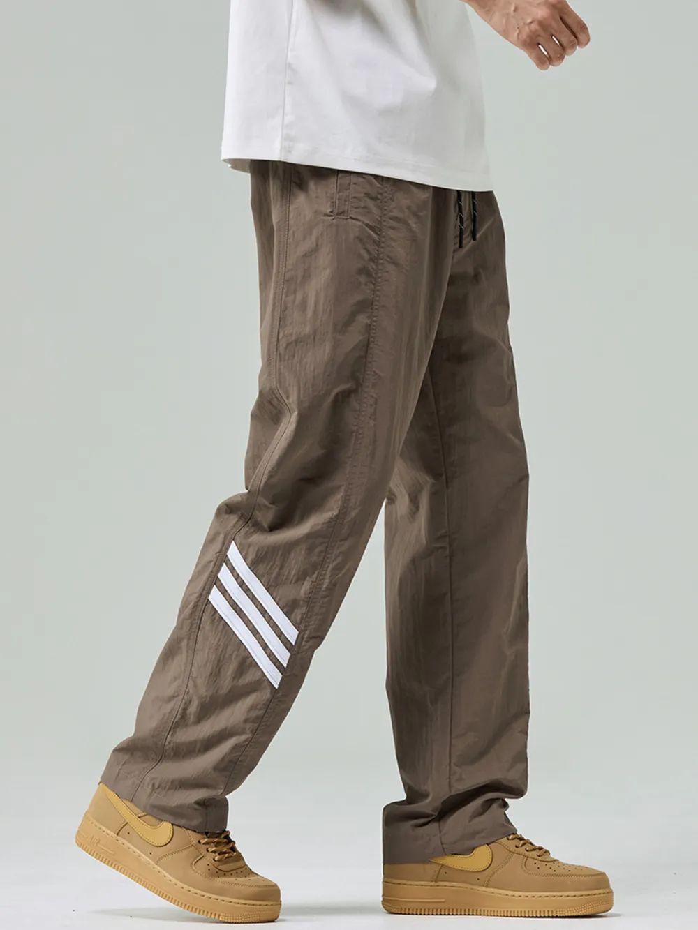 Men's Plus Size Drawstring Wide Leg Pants, image 5
