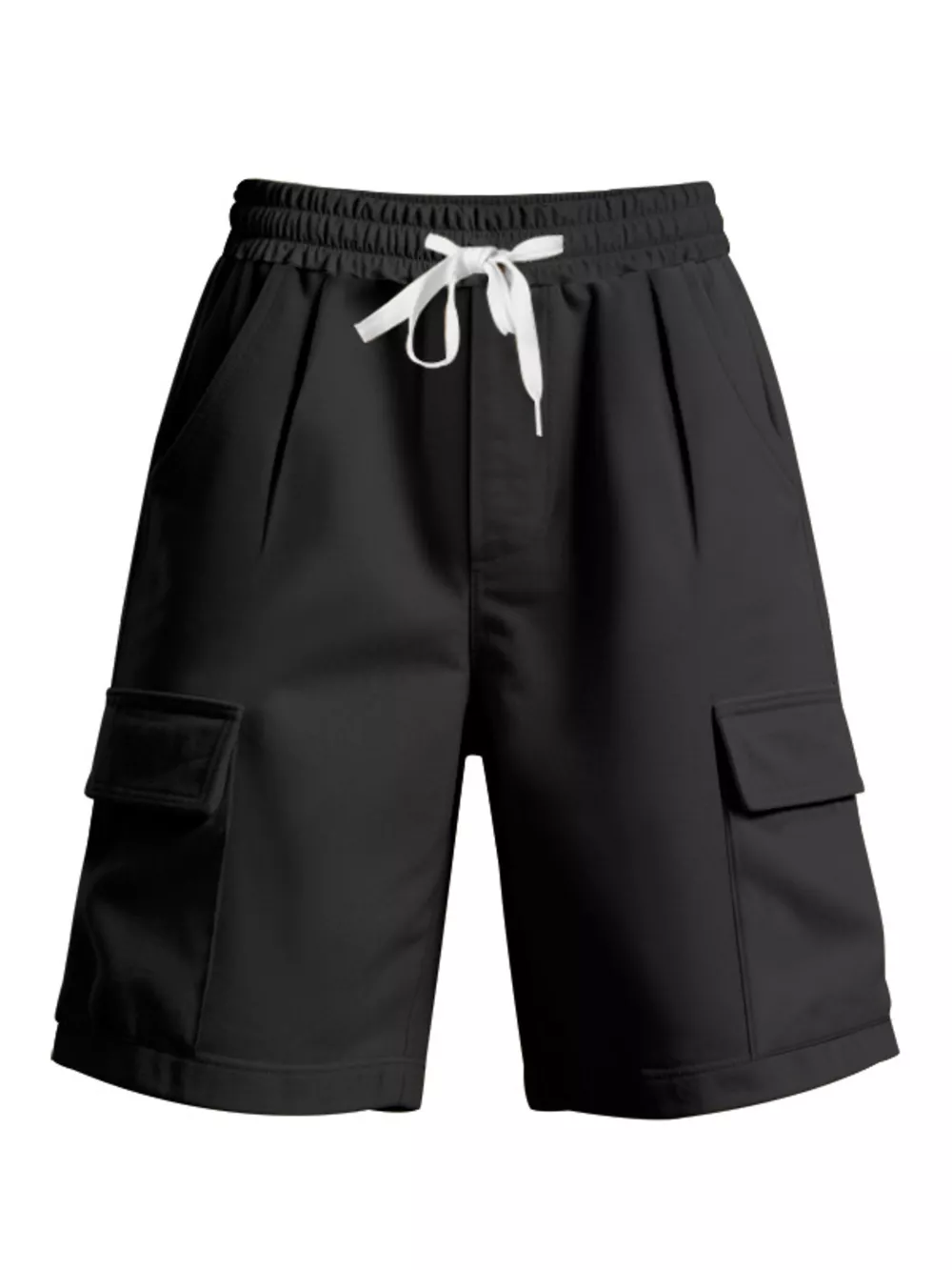 Men's Full Size Drawstring Pocketed Shorts Plus Size
