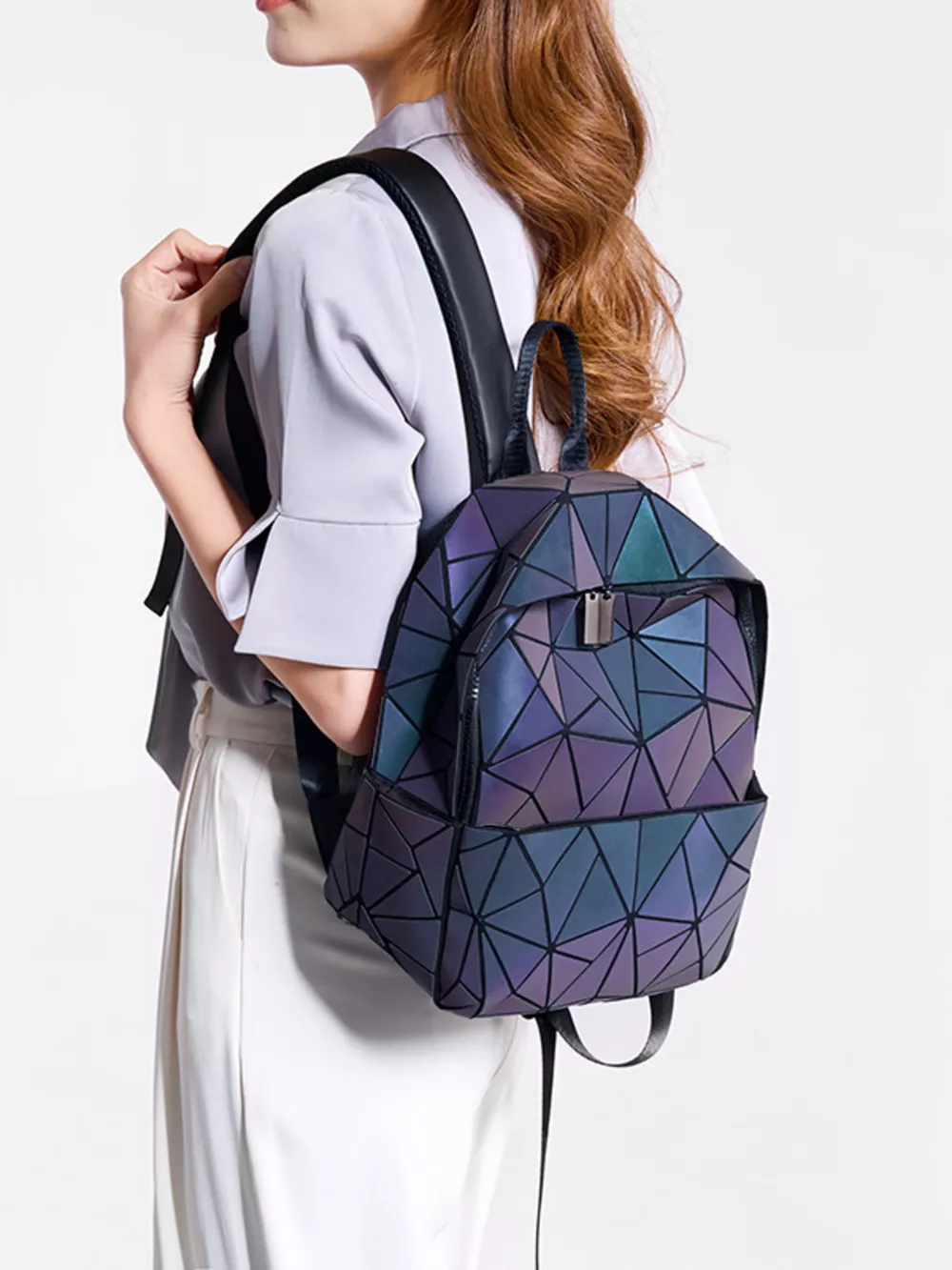 Geometric Backpack Bag, image 2
