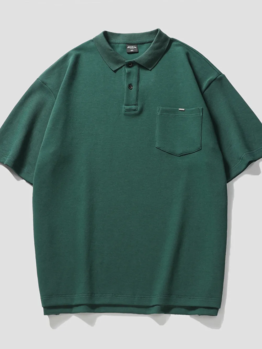 Men's Plus Size Casual Loose Fit Pocketed Polo, image 6