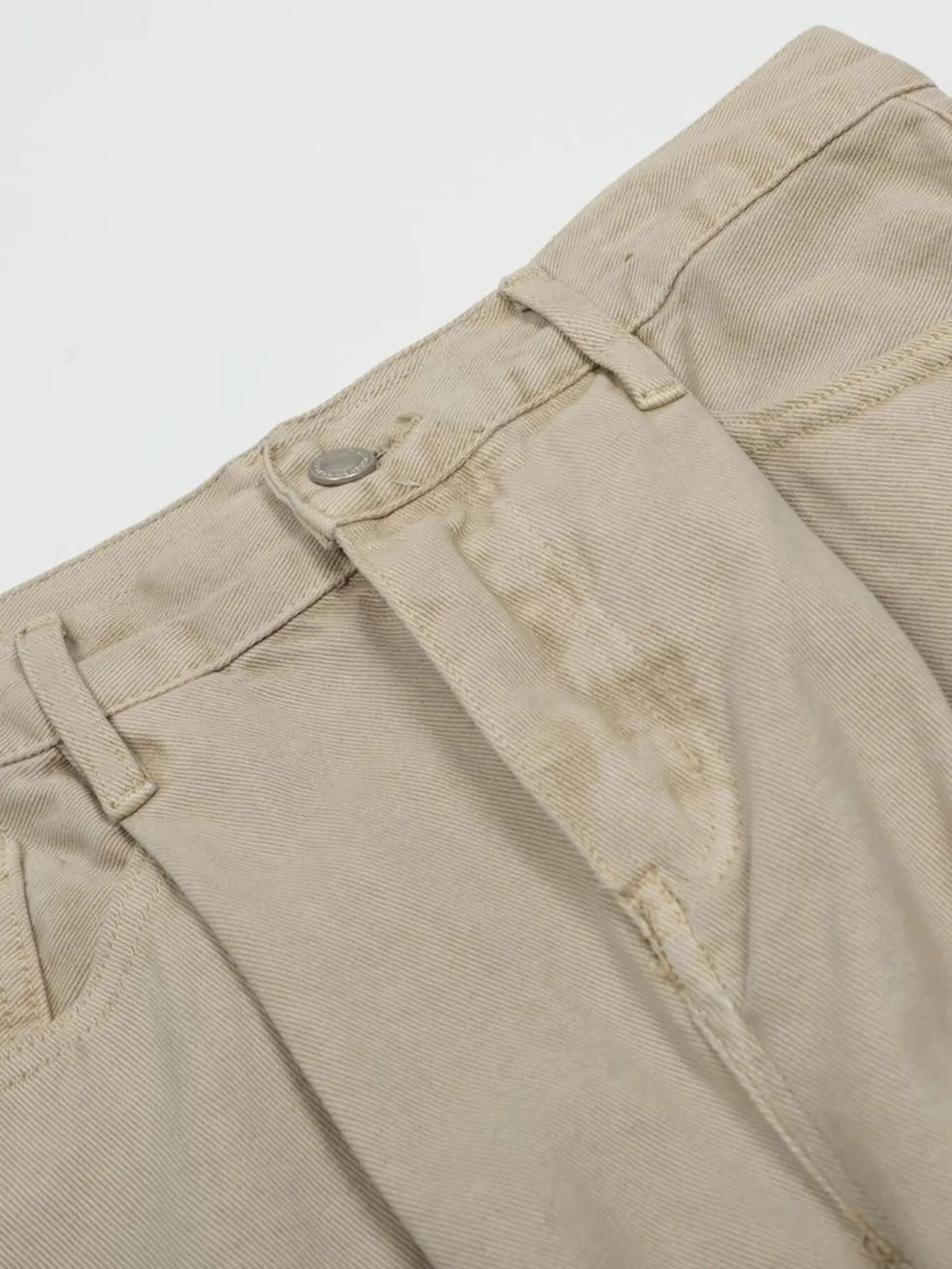 Men's Vintage Washed Wide Leg Jeans, image 6