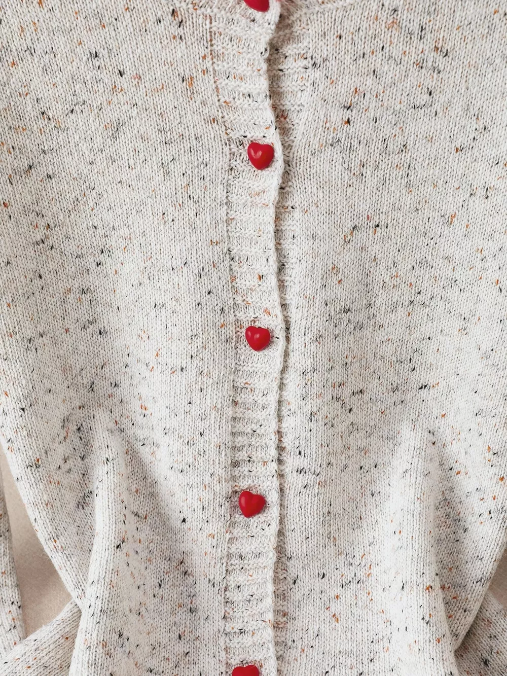 Contrast Trim Button Up Cardigan, image 4