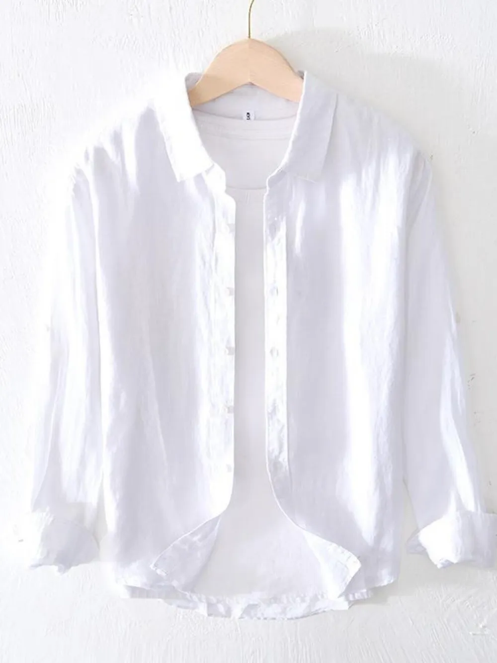 Men's Full Size Button Up Long Sleeve Shirt Plus Size, image 6