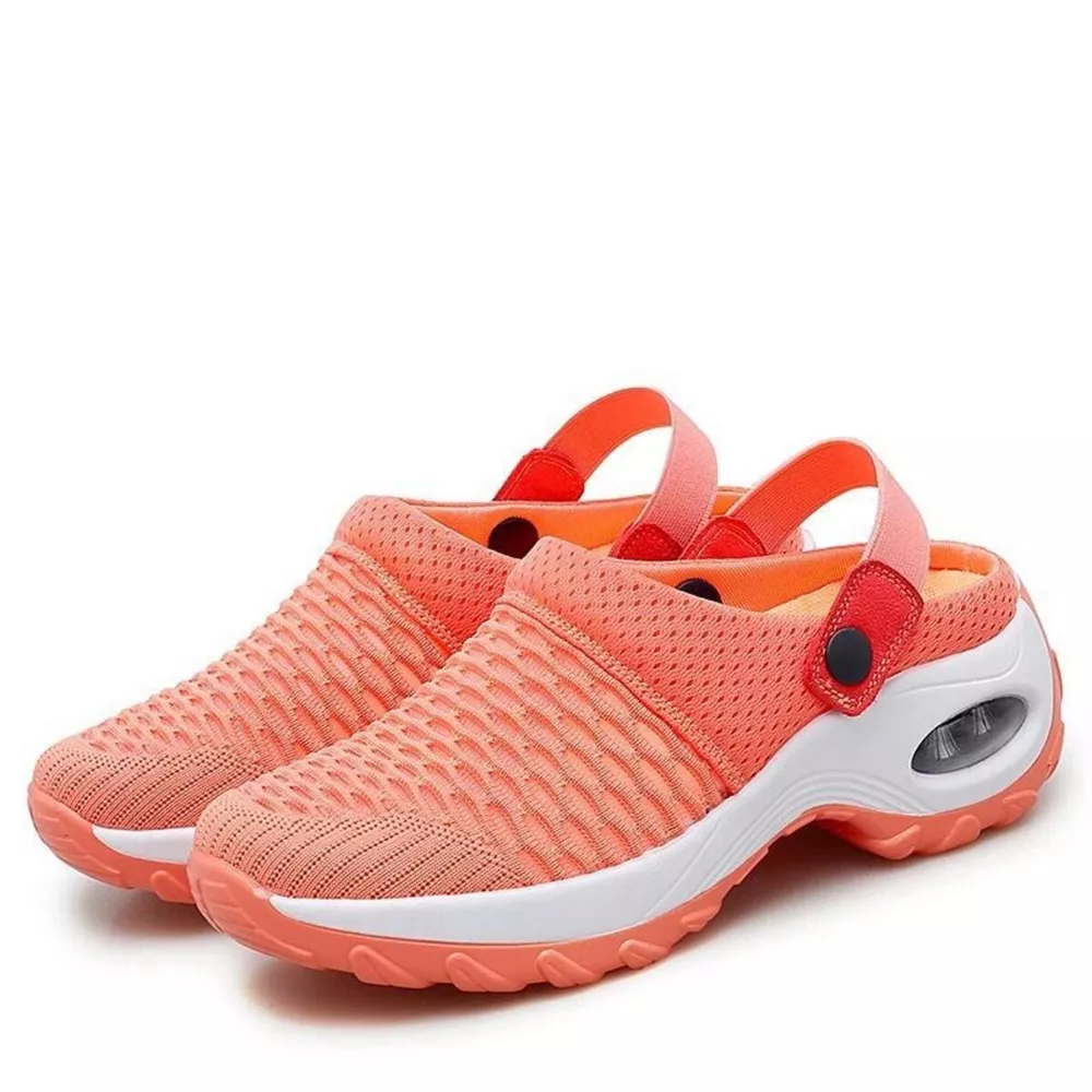 Breathable Mesh Wedge Sandals, image 8