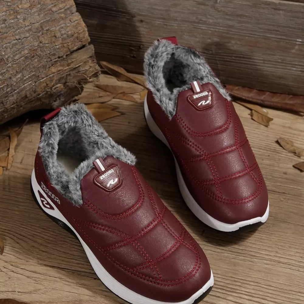 Plush Round Toe Platform Shoes, image 7