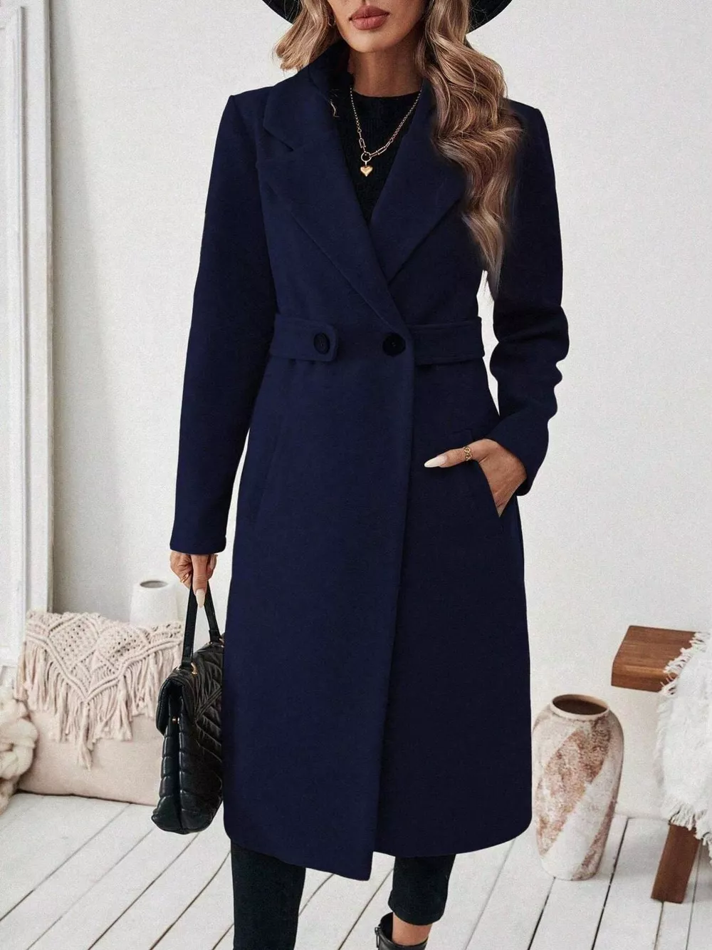 Single-Button Longline Coat, image 28