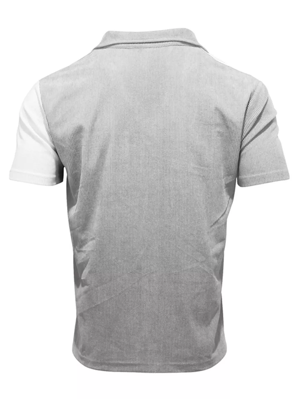 Men's Full Size Two-Tone Textured Short Sleeve Shirt Plus Size, image 8