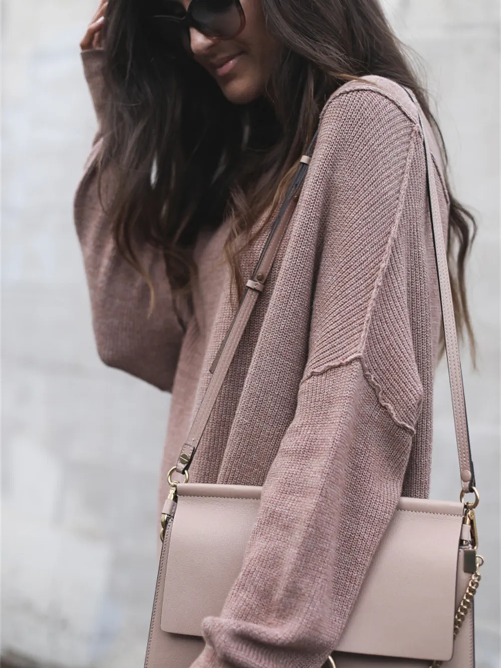 Ribbed Relaxed Fit Long Sleeve Sweater, image 4