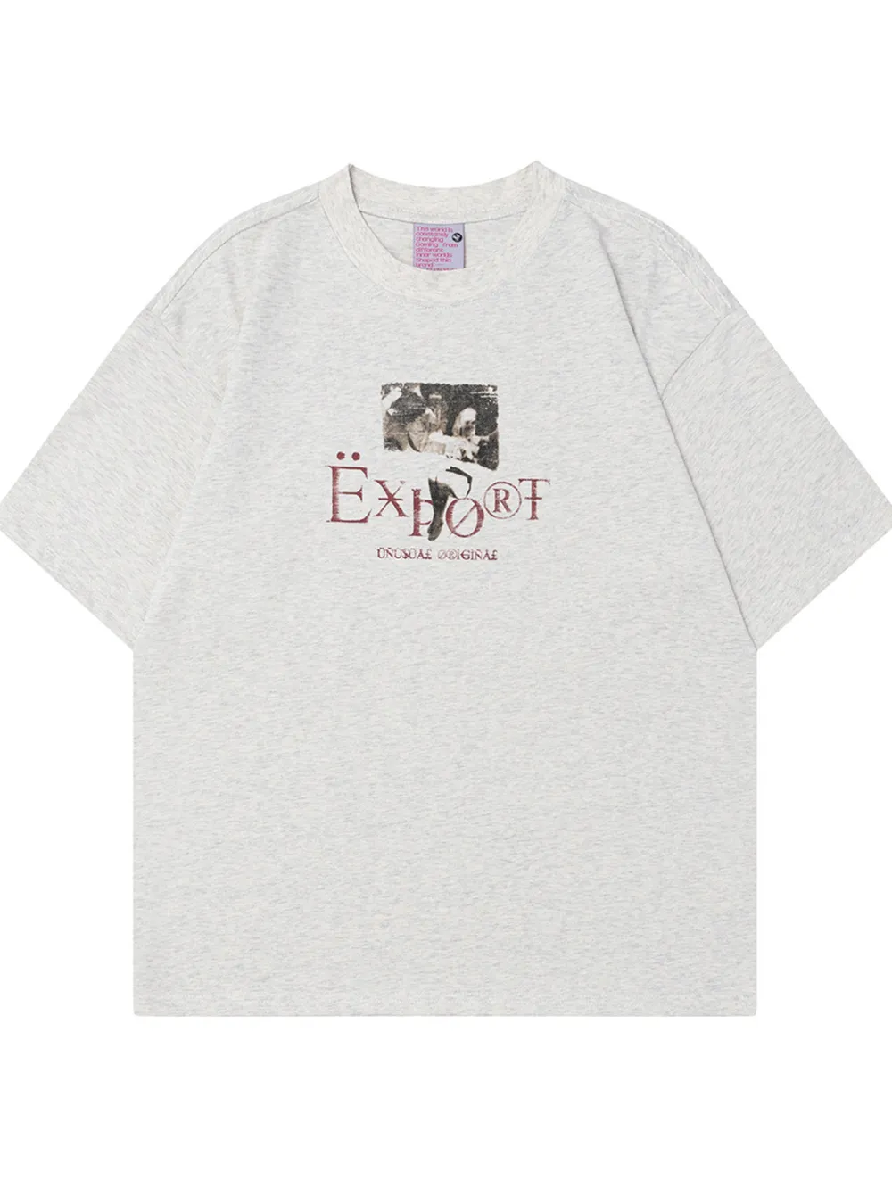 Men's Graphic Short Sleeve Oversized T-Shirt, image 3