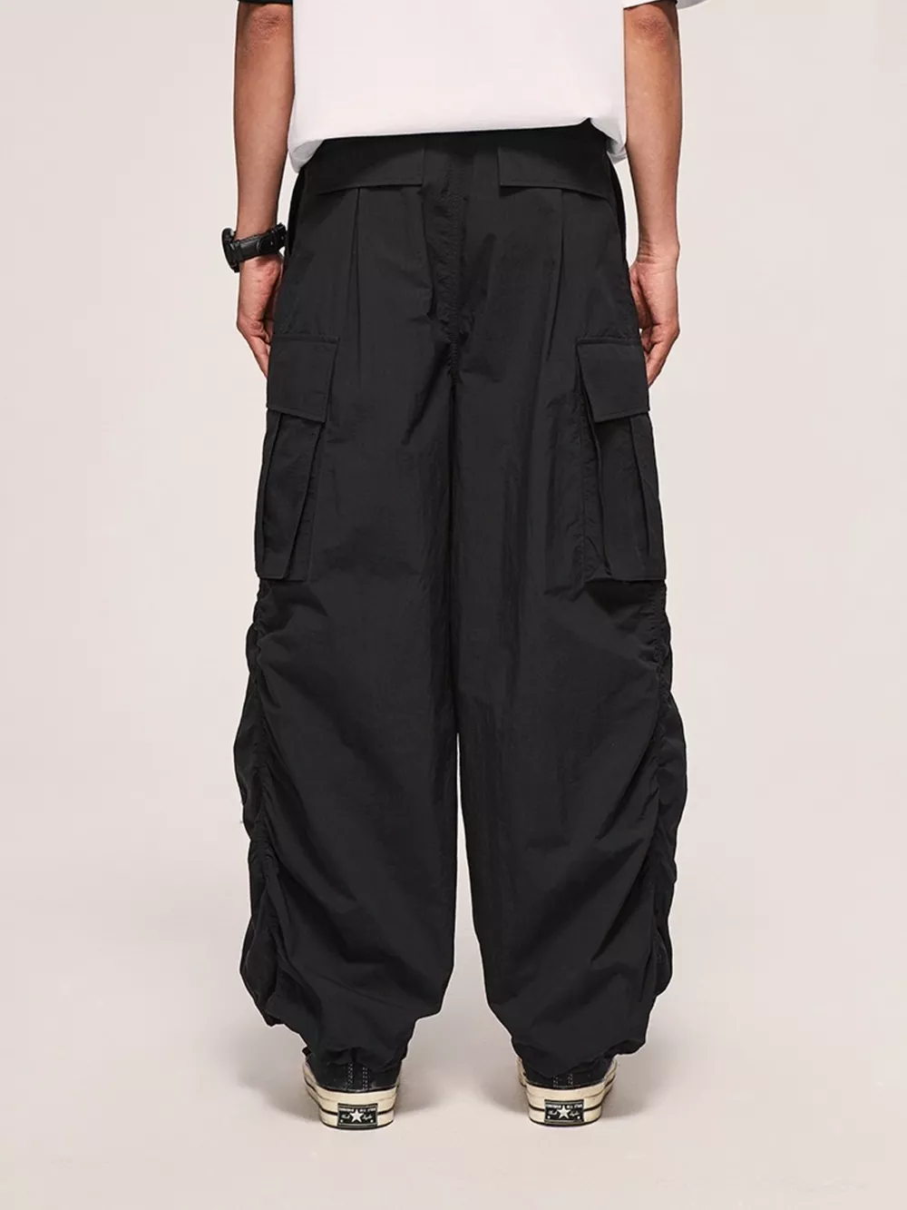 Men's Wide Leg Cargo Pants, image 11