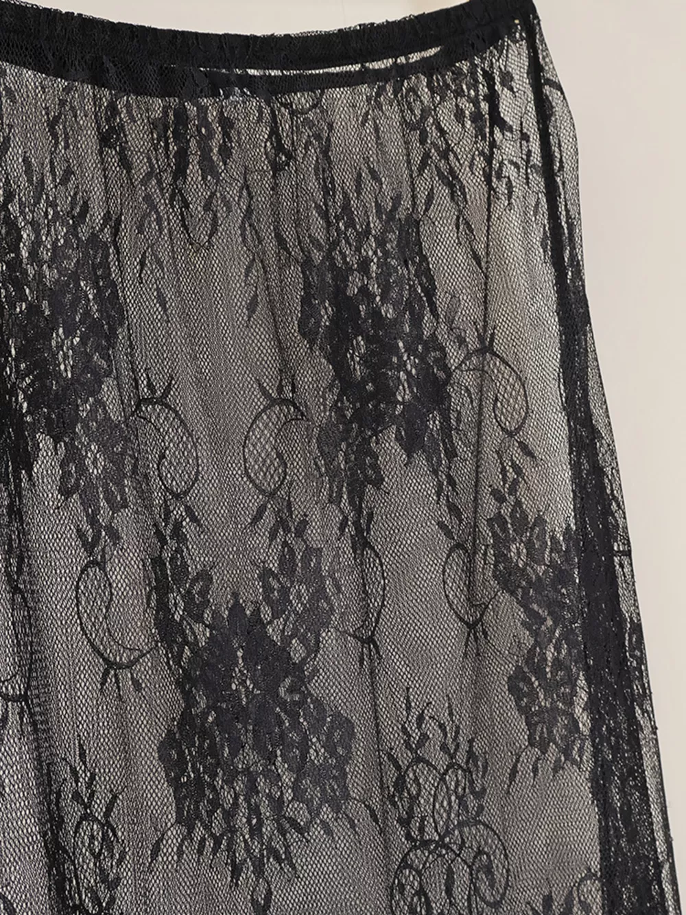 Lace Corset Mini Dress Set with Sheer Overlay, image 16