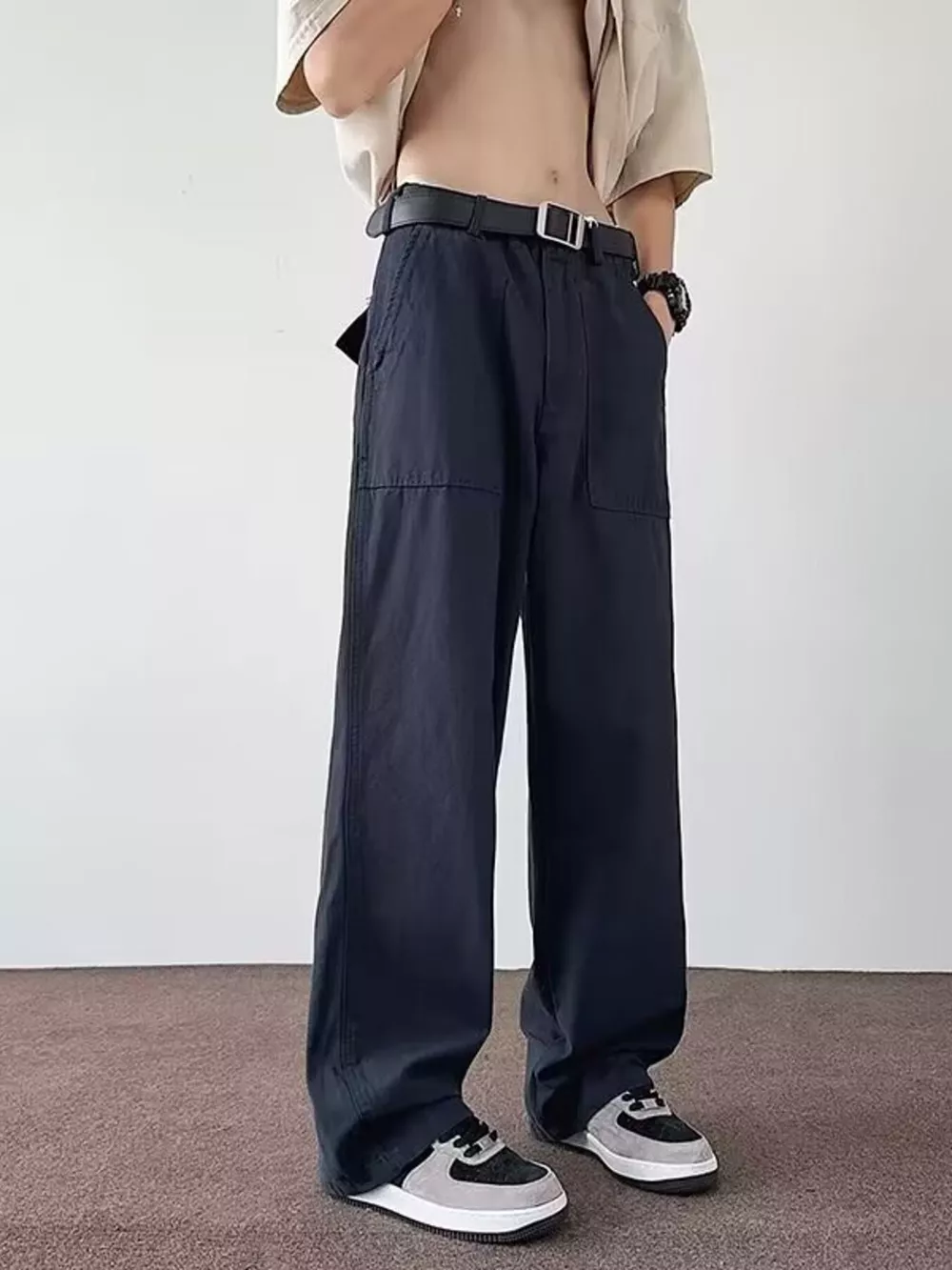 Men's Loose Fit Cargo Pants, image 9