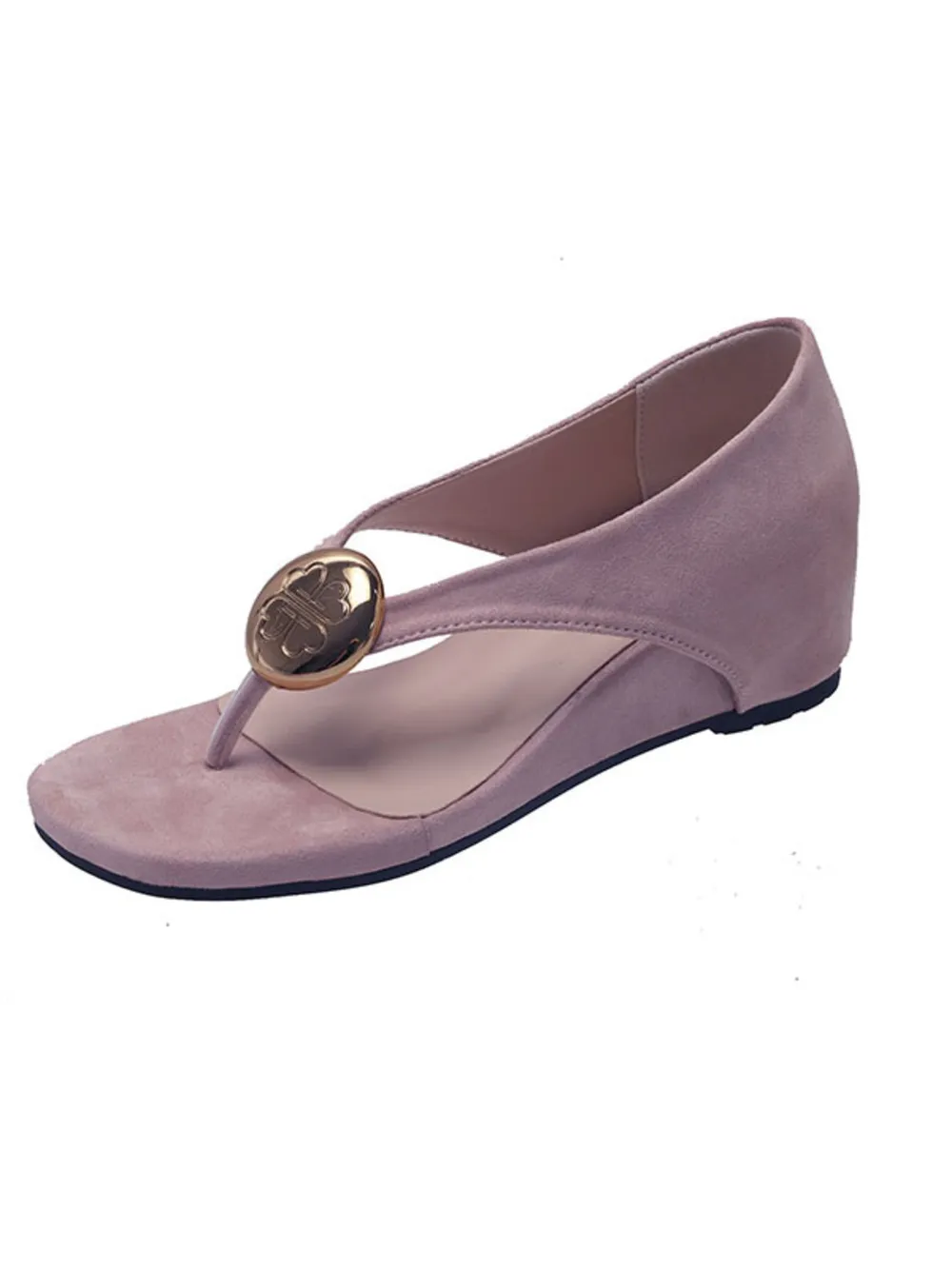 Toe Post Wedge Sandals, image 4
