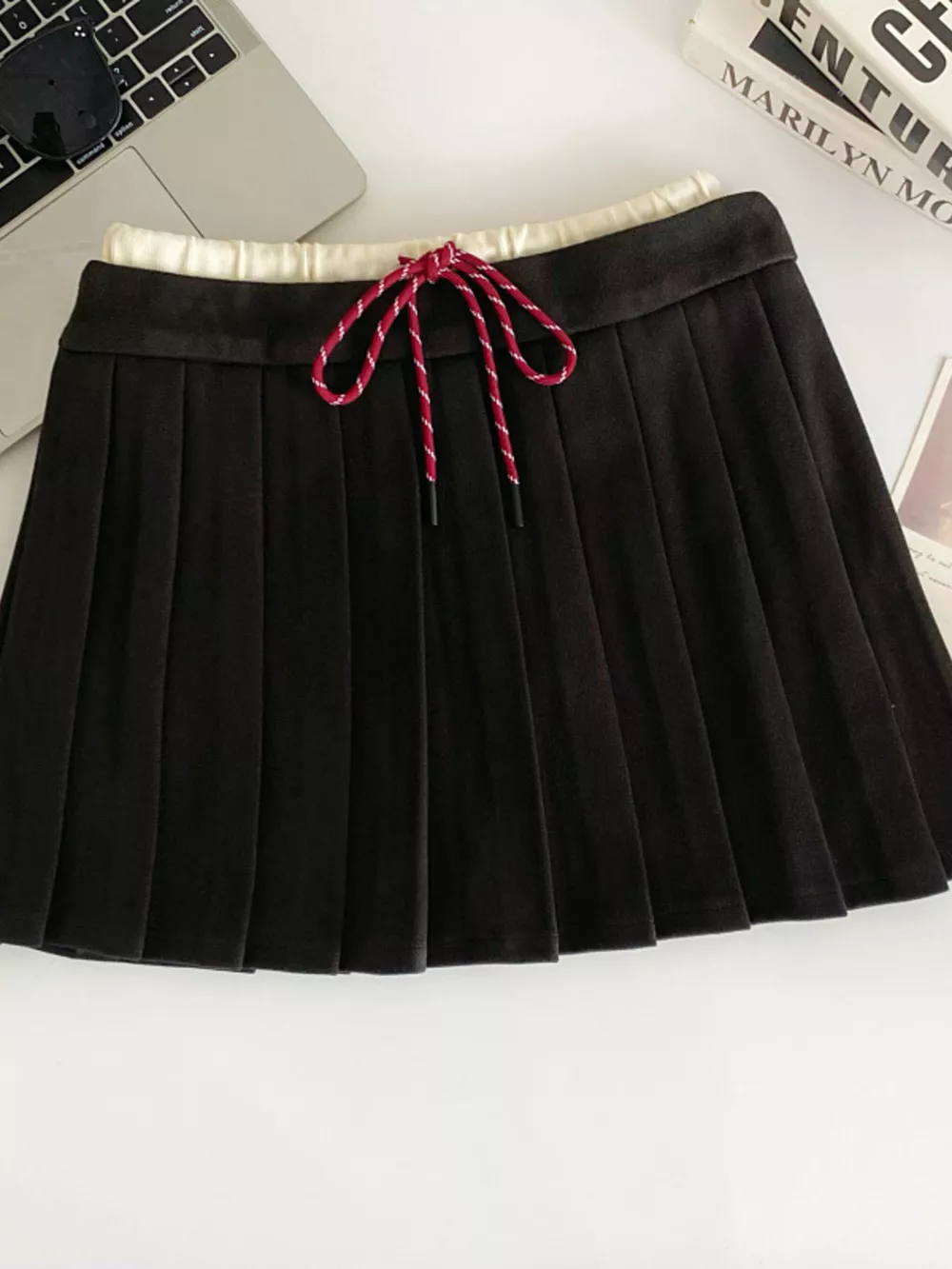 Pleated Mini Skirt, image 2