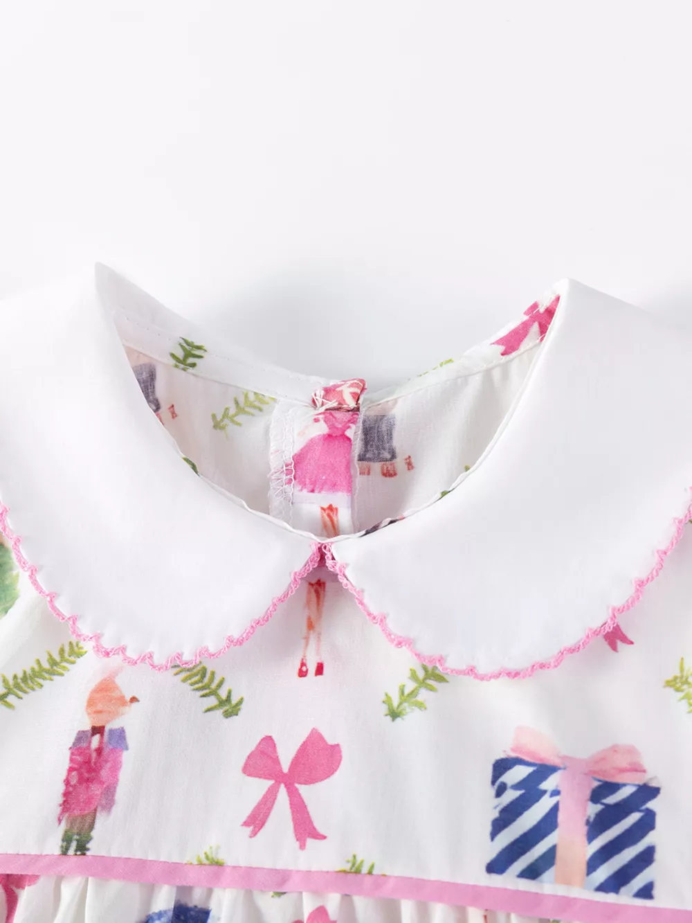 Children's Printed Peter Pan Collar Dress, image 3