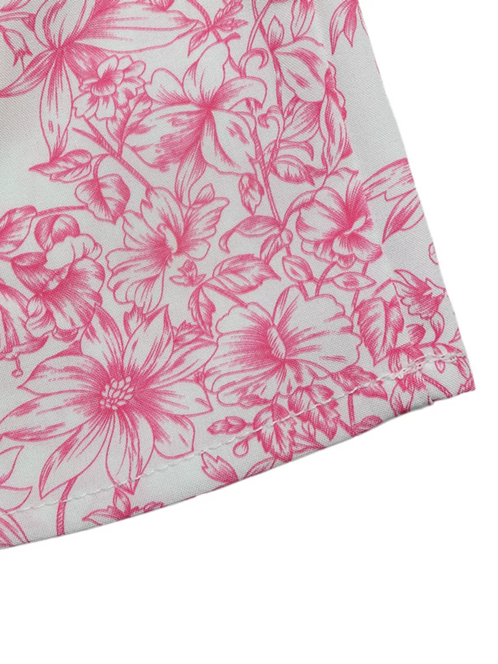 Floral Print Ruffle Sleeve Blouse, image 6