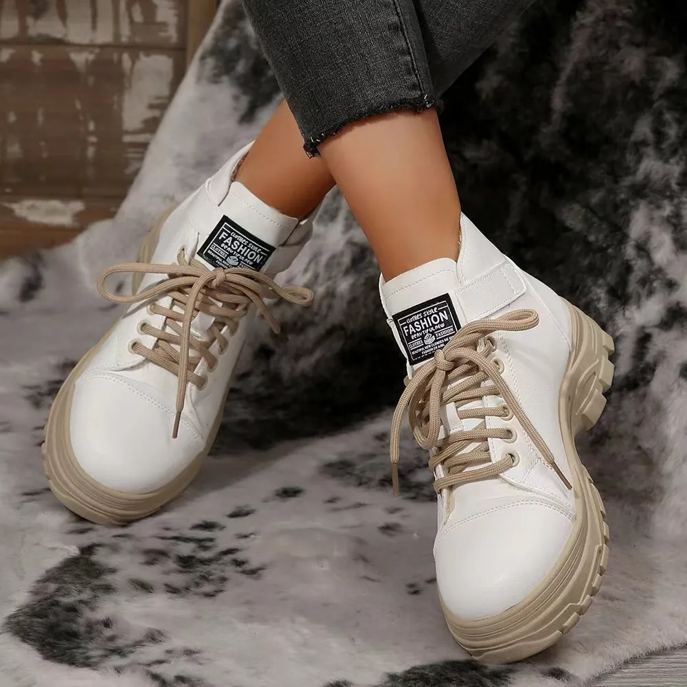 Lace Up Platform Combat Boots, image 5