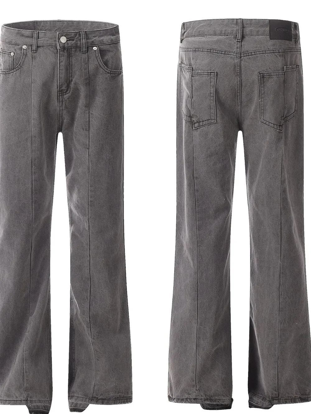 Men's High-Waisted Flare Jeans, image 4