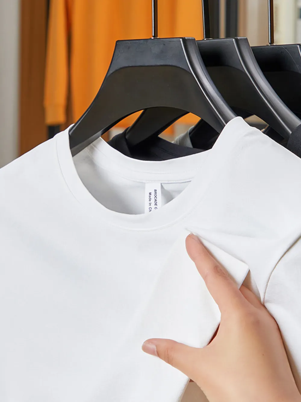 Men's Plus Size Round Neck Short Sleeve T-Shirt, image 12